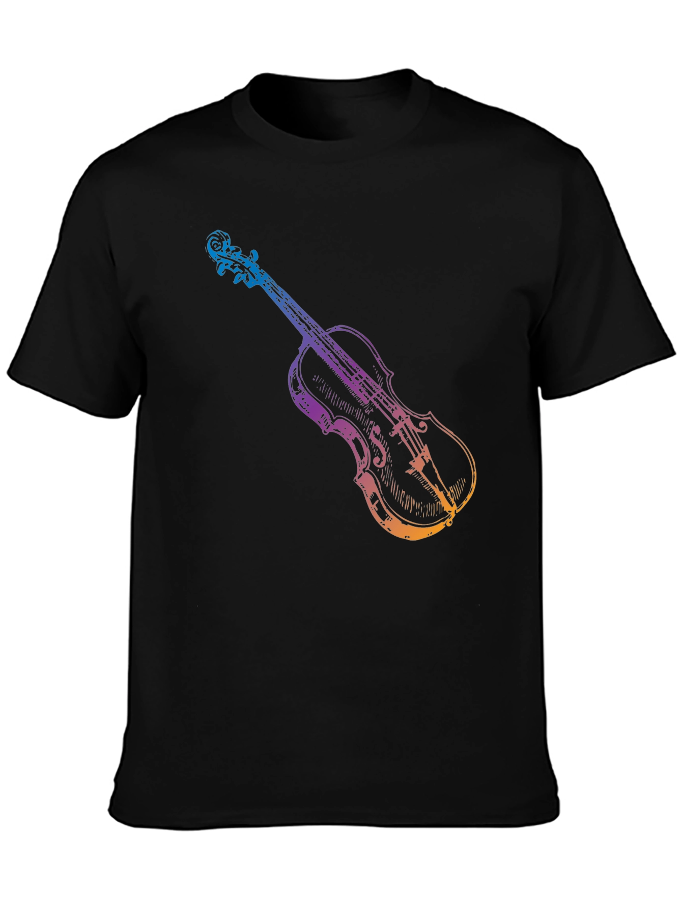 Violin Graphic Tee - Stylish Music Lover T-Shirt