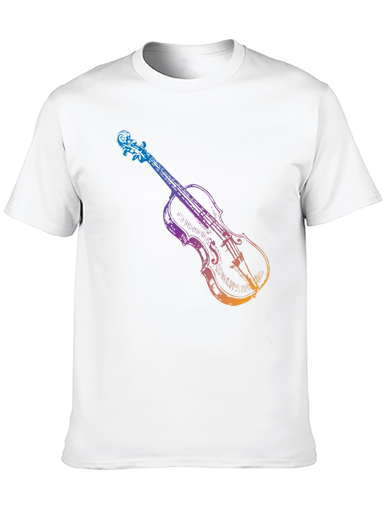 Violin Graphic Tee - Stylish Music Lover T-Shirt