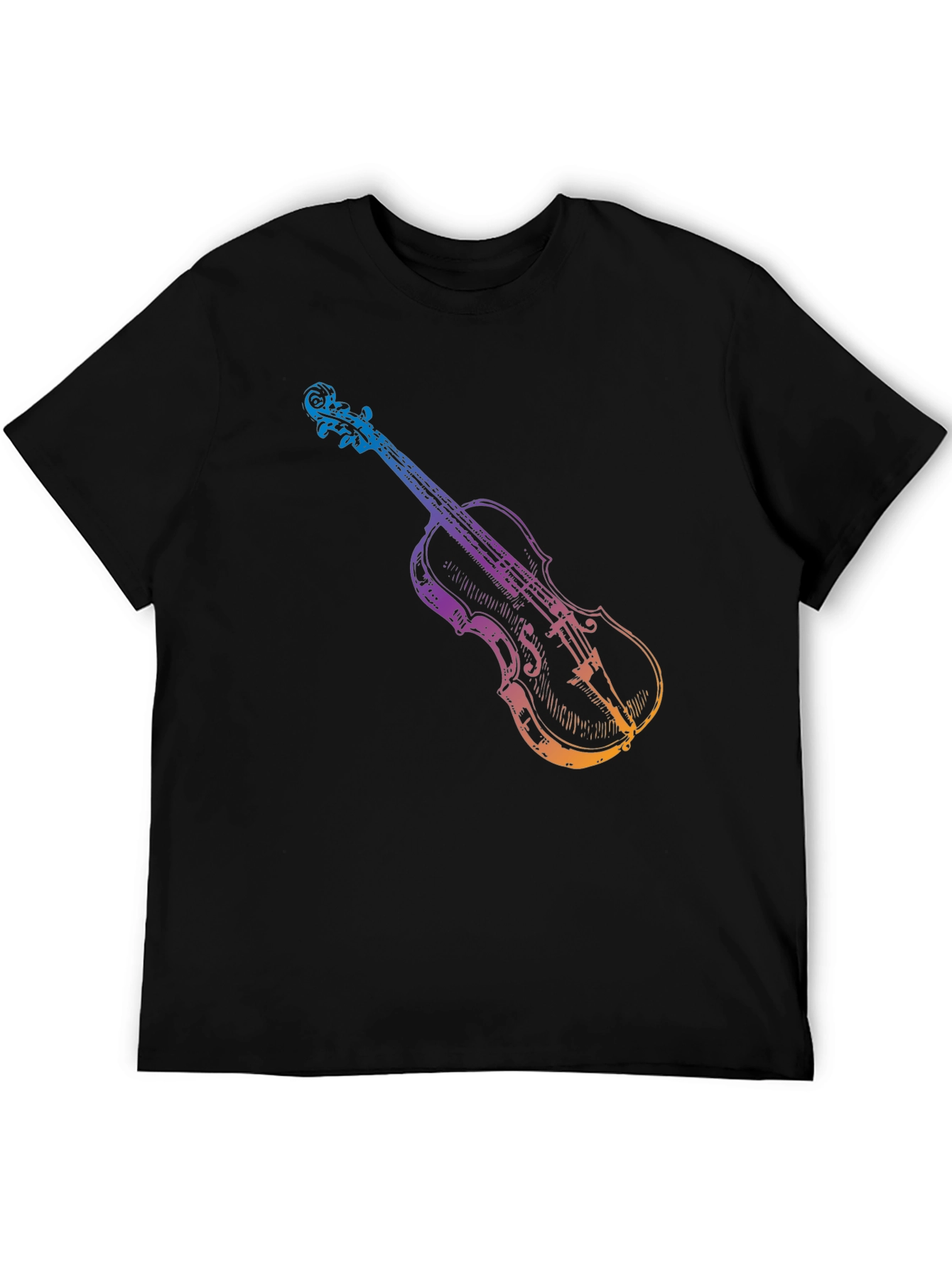 Violin Graphic Tee - Stylish Music Lover T-Shirt