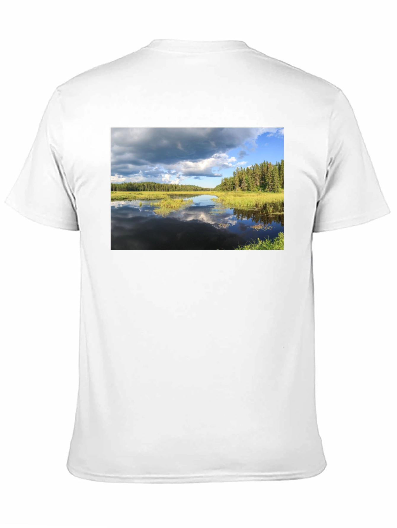 Lakeside View Graphic Tee - Black