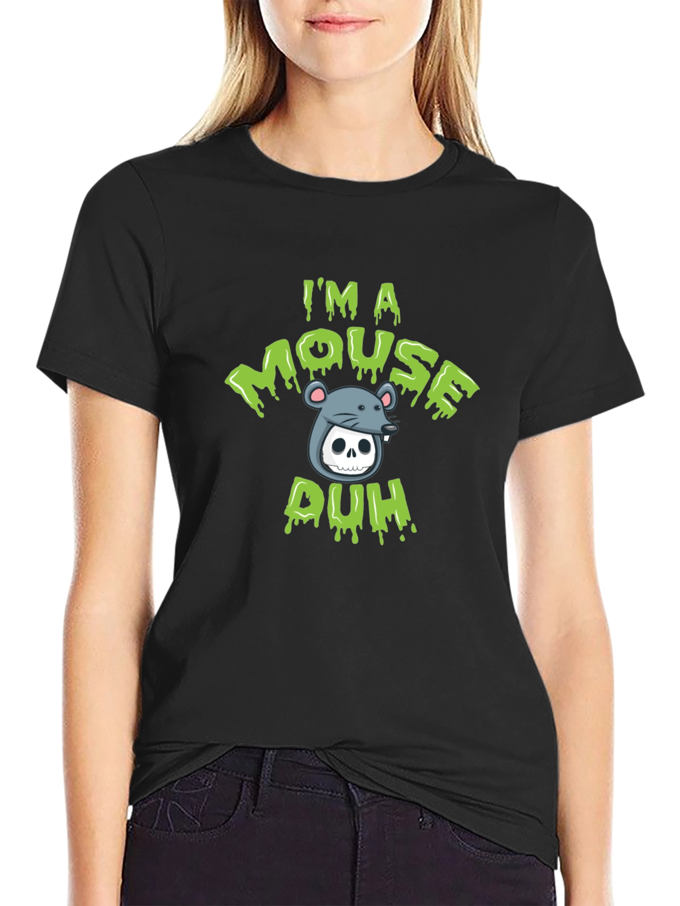 Im A Mouse Duh Funny Halloween T-Shirt