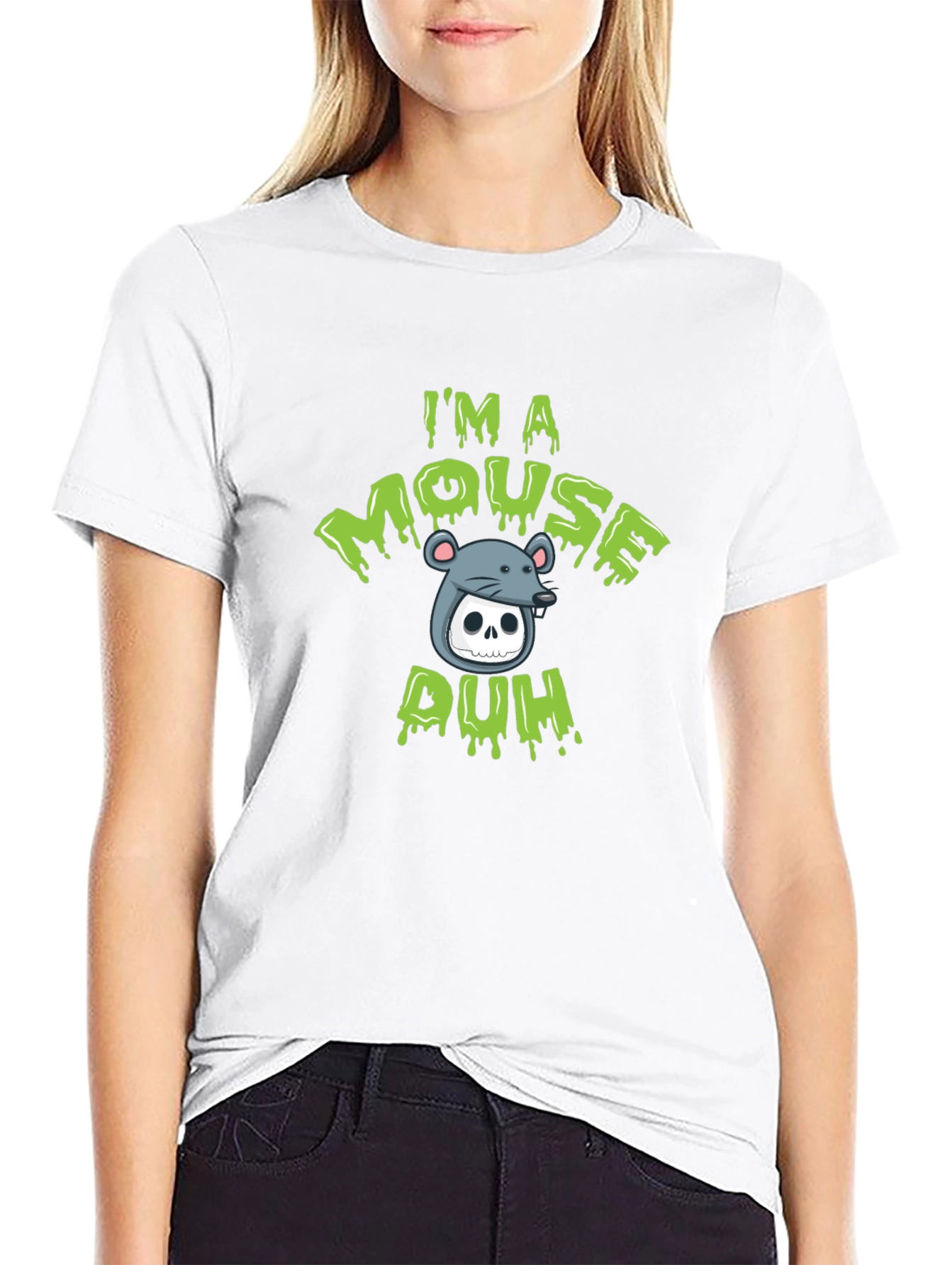 Im A Mouse Duh Funny Halloween T-Shirt
