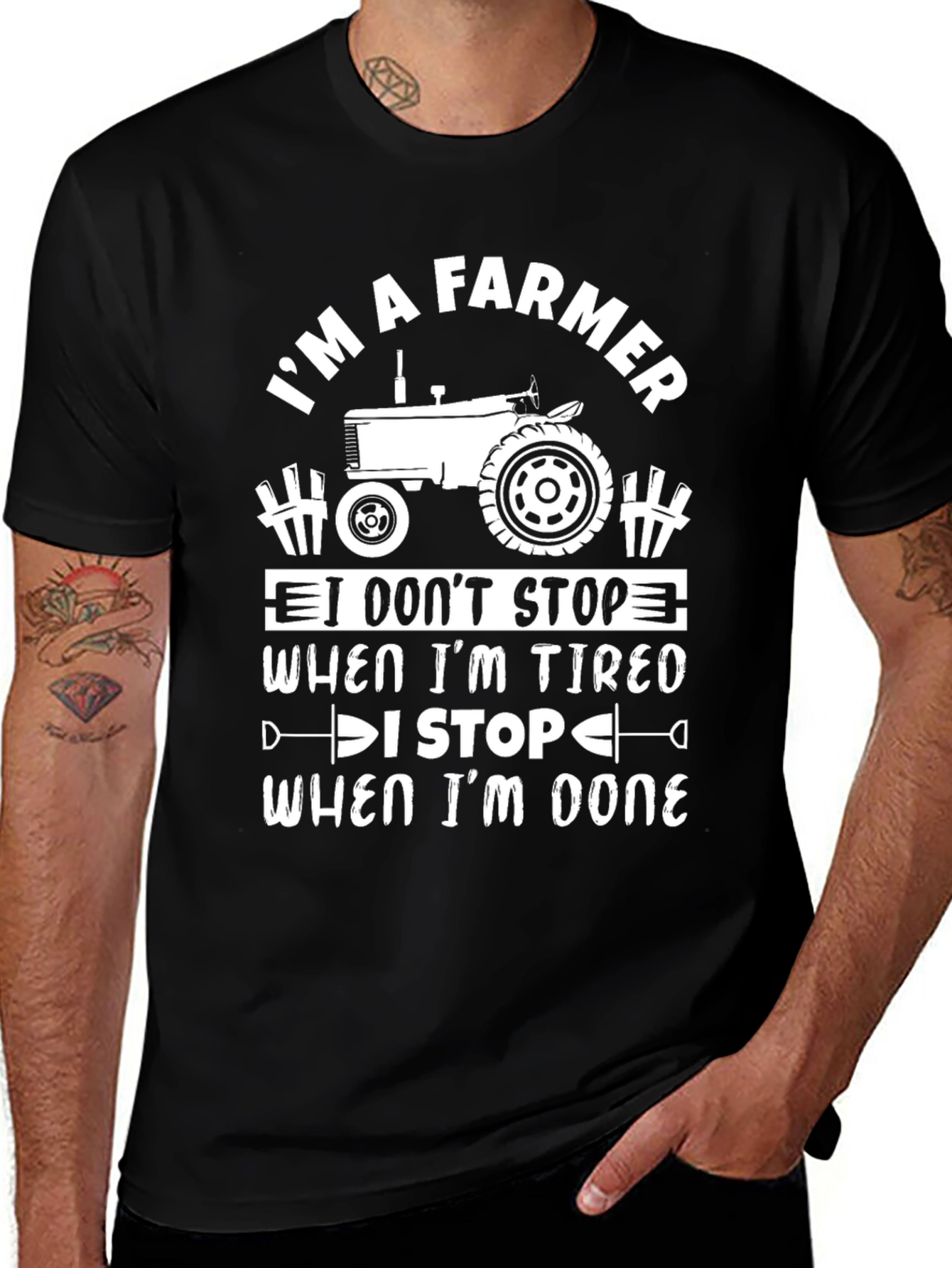 Im a Farmer T-Shirt - Tractor Graphic Tee