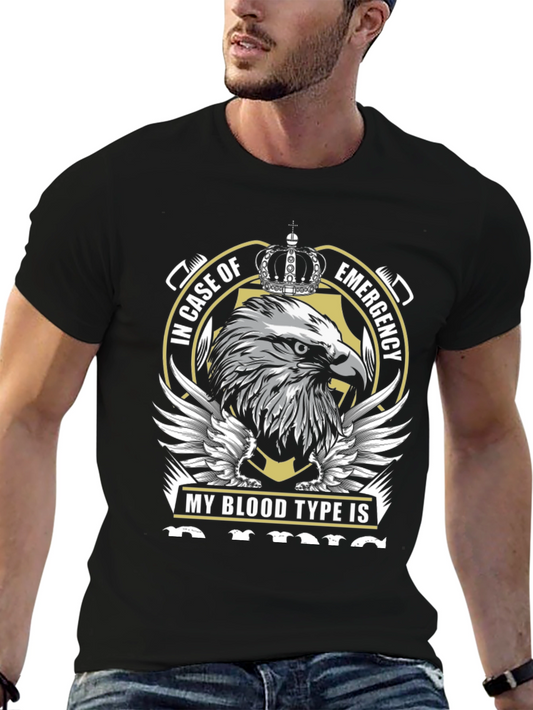 Emergency Blood Type Graphic Tee