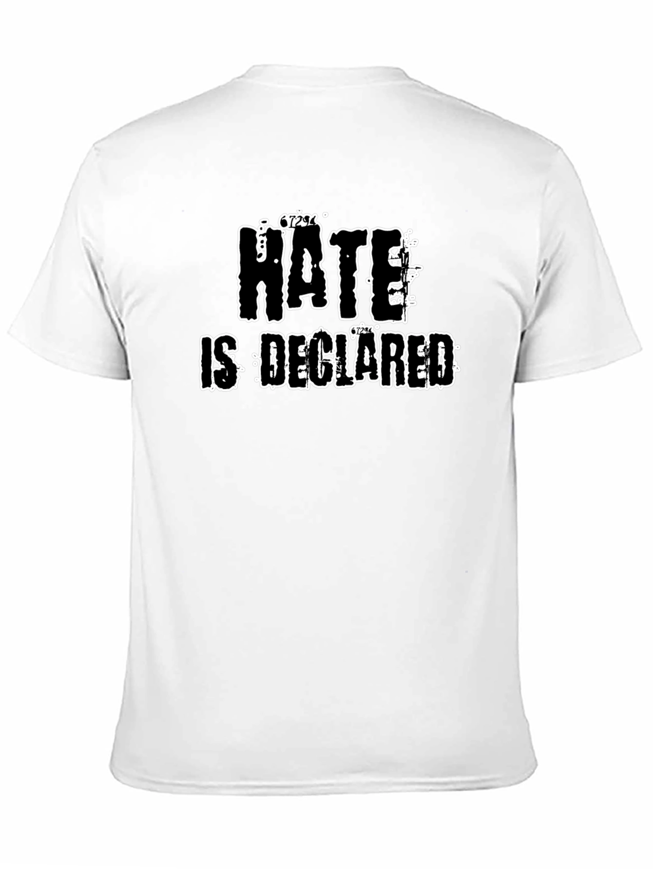 Hate Is Declared Black Graphic T-Shirt