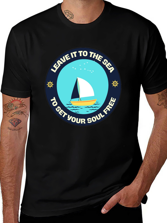 Sailboat Graphic Tee: Let the Sea Set You Free