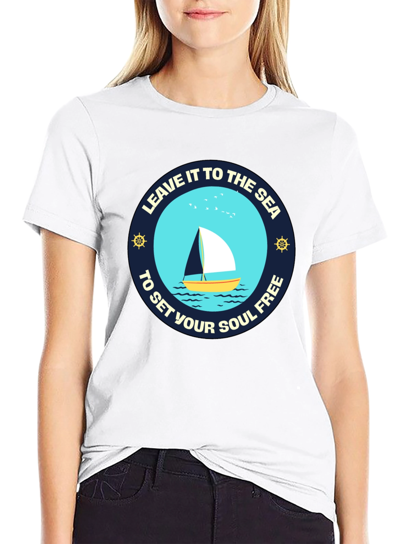 Sailboat Graphic Tee: Let the Sea Set You Free