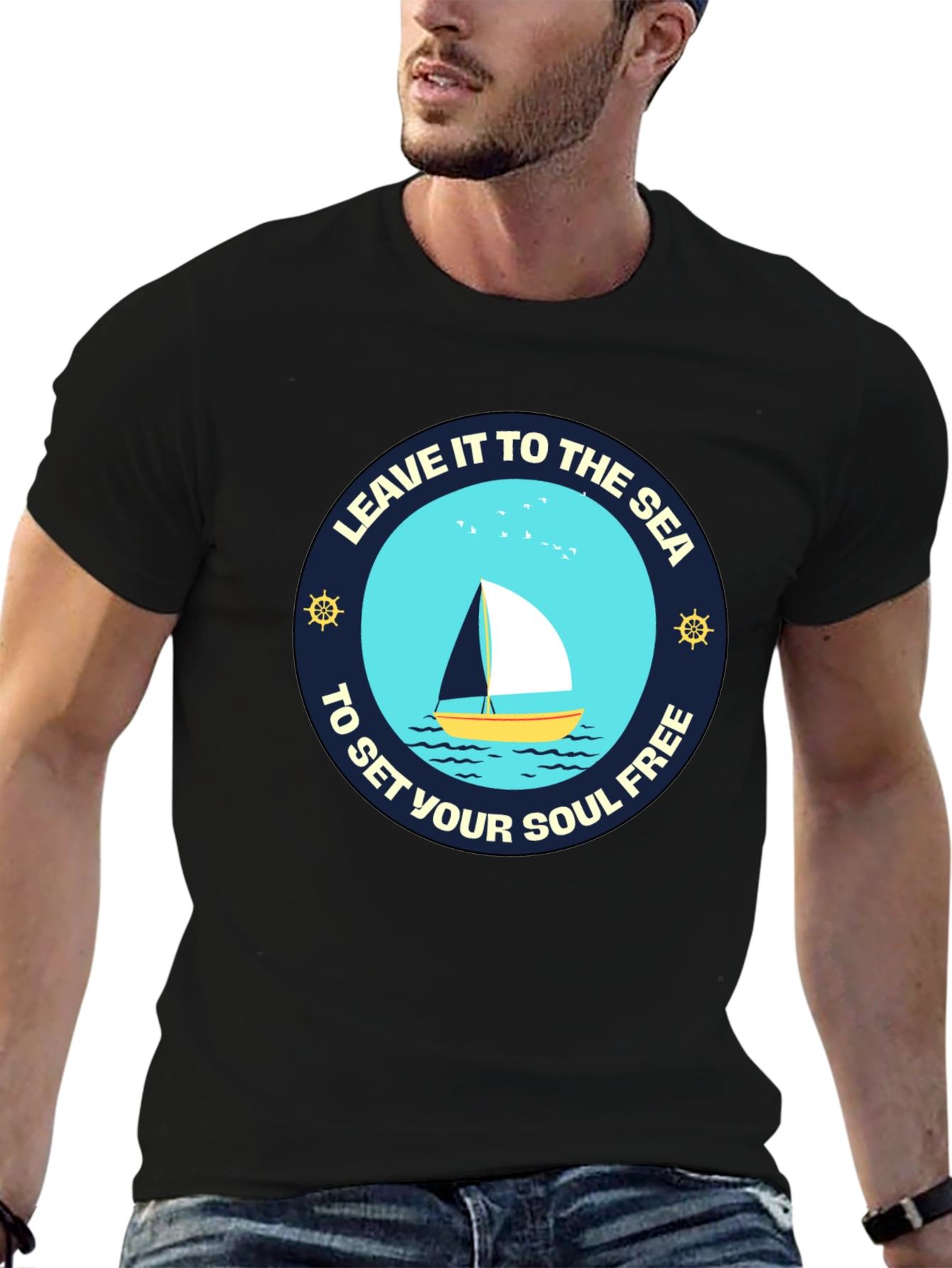 Sailboat Graphic Tee: Let the Sea Set You Free