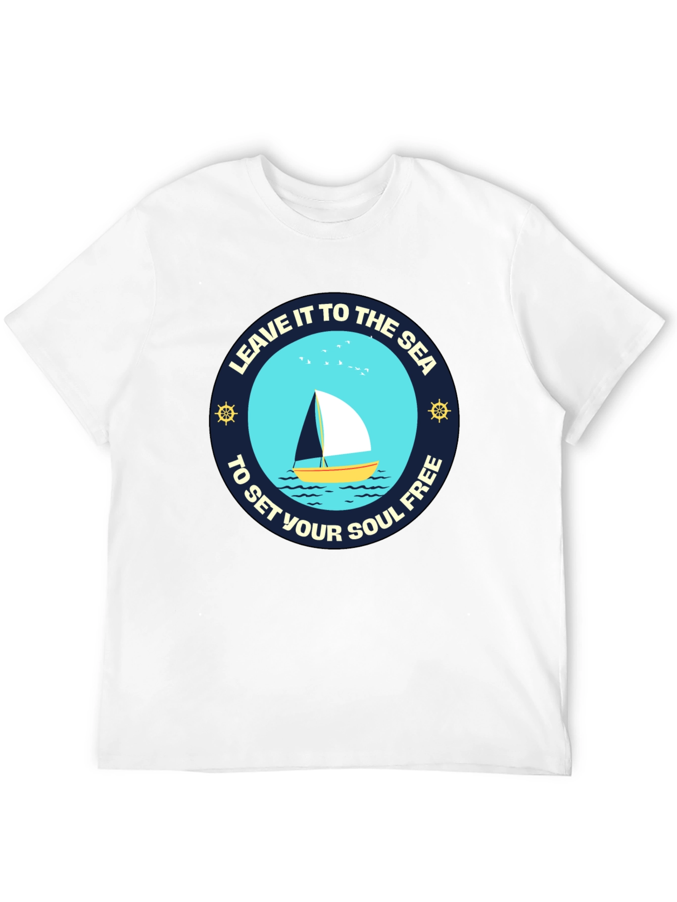 Sailboat Graphic Tee: Let the Sea Set You Free