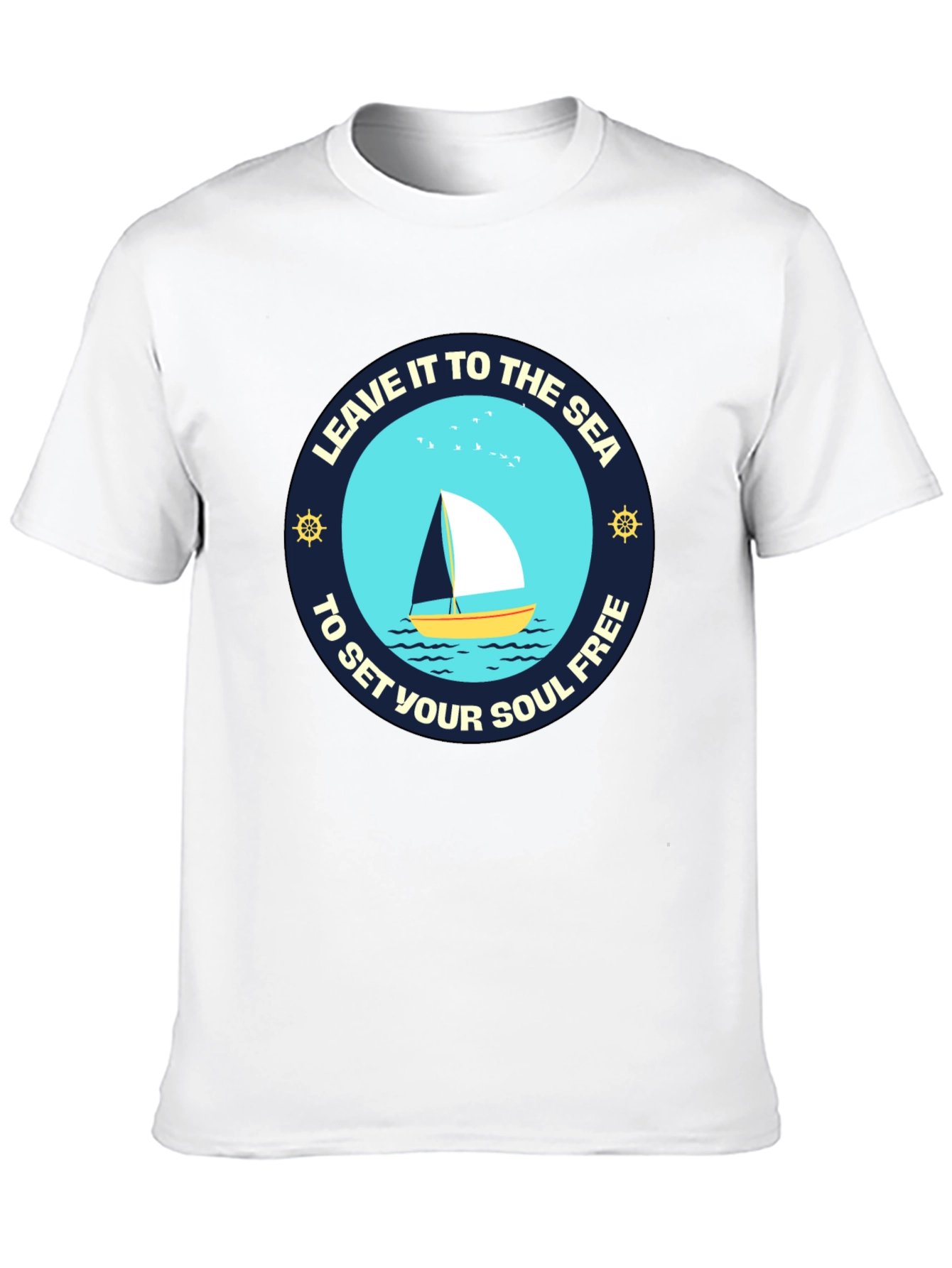 Sailboat Graphic Tee: Let the Sea Set You Free