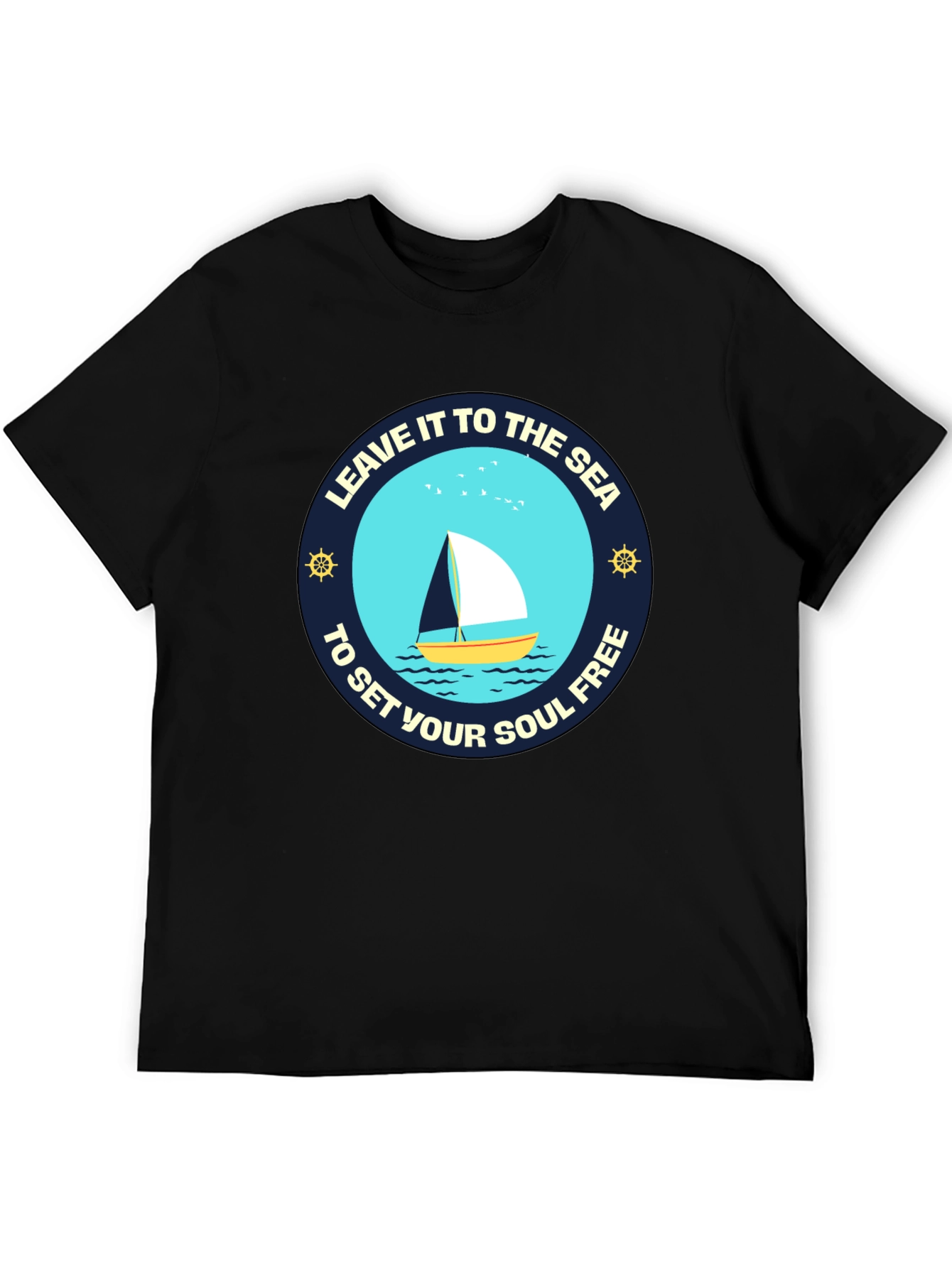 Sailboat Graphic Tee: Let the Sea Set You Free