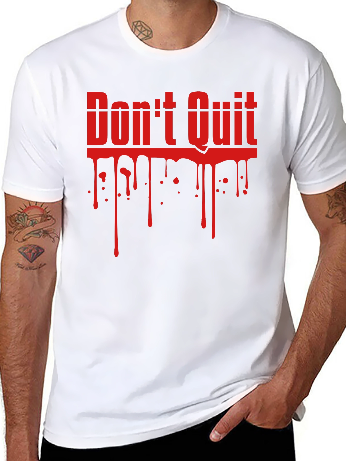 Dont Quit Black Graphic Tee