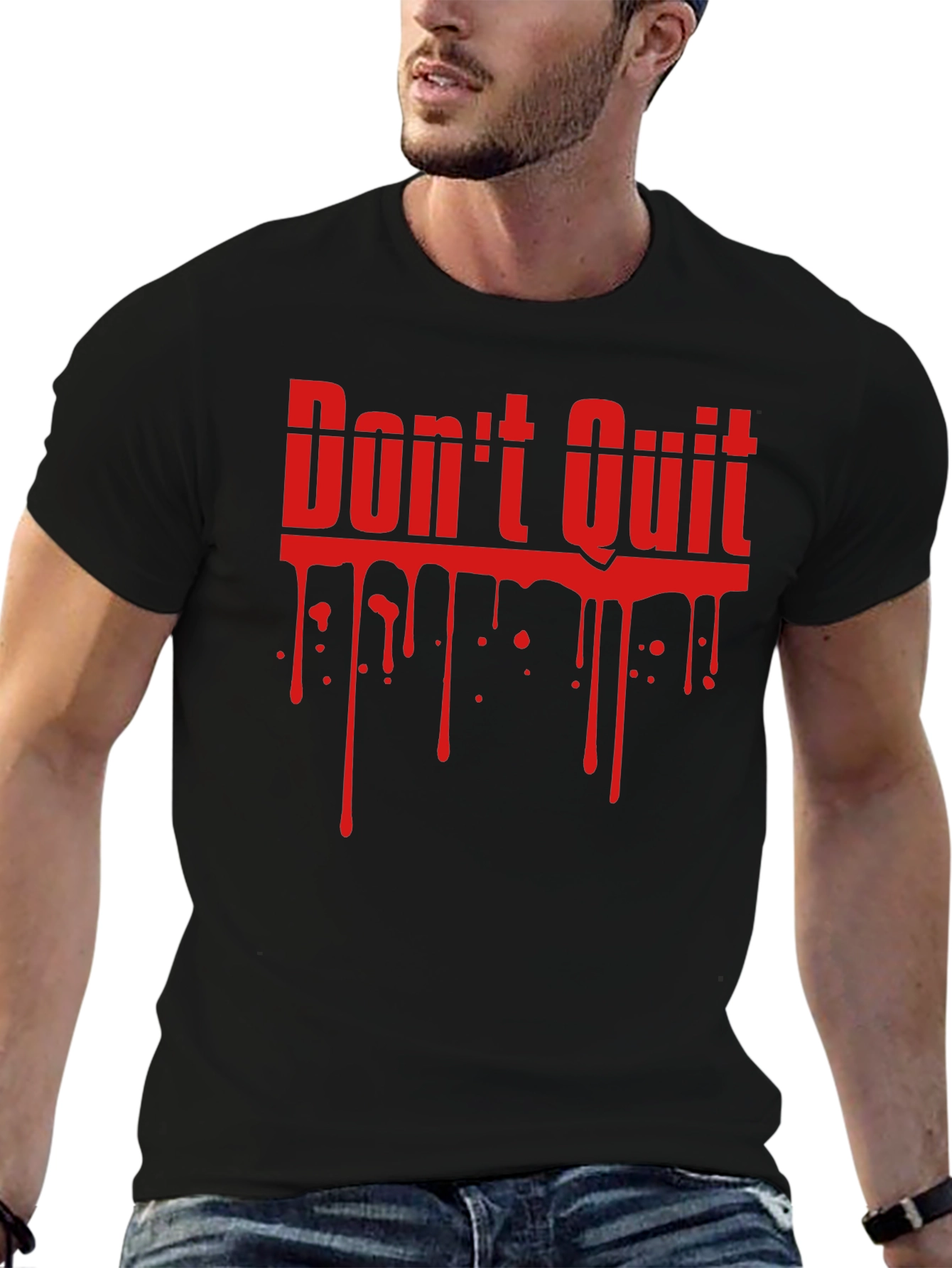 Dont Quit Black Graphic Tee