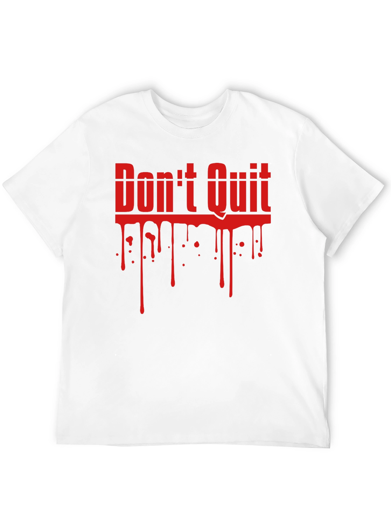 Dont Quit Black Graphic Tee