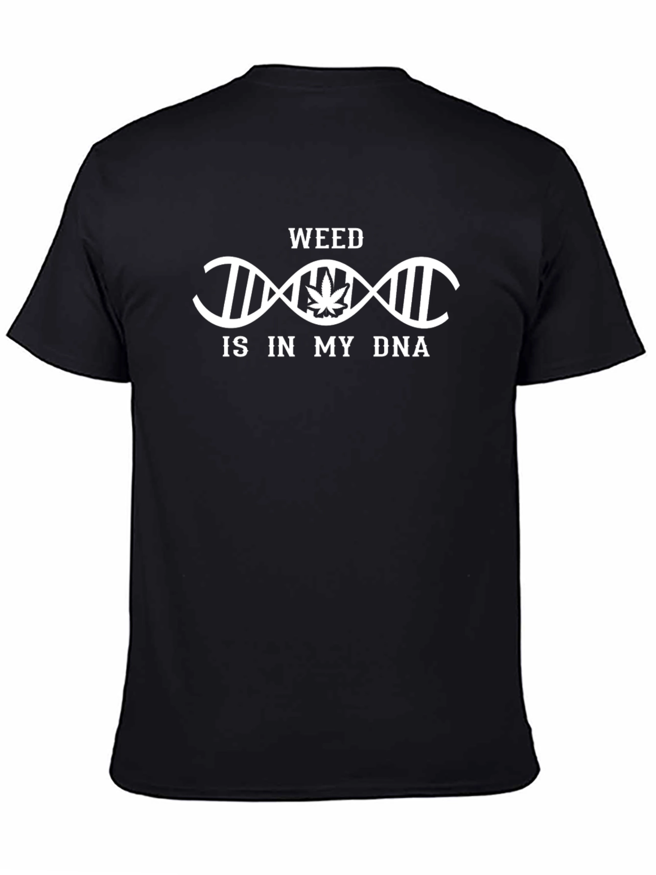 Weed DNA Black T-Shirt