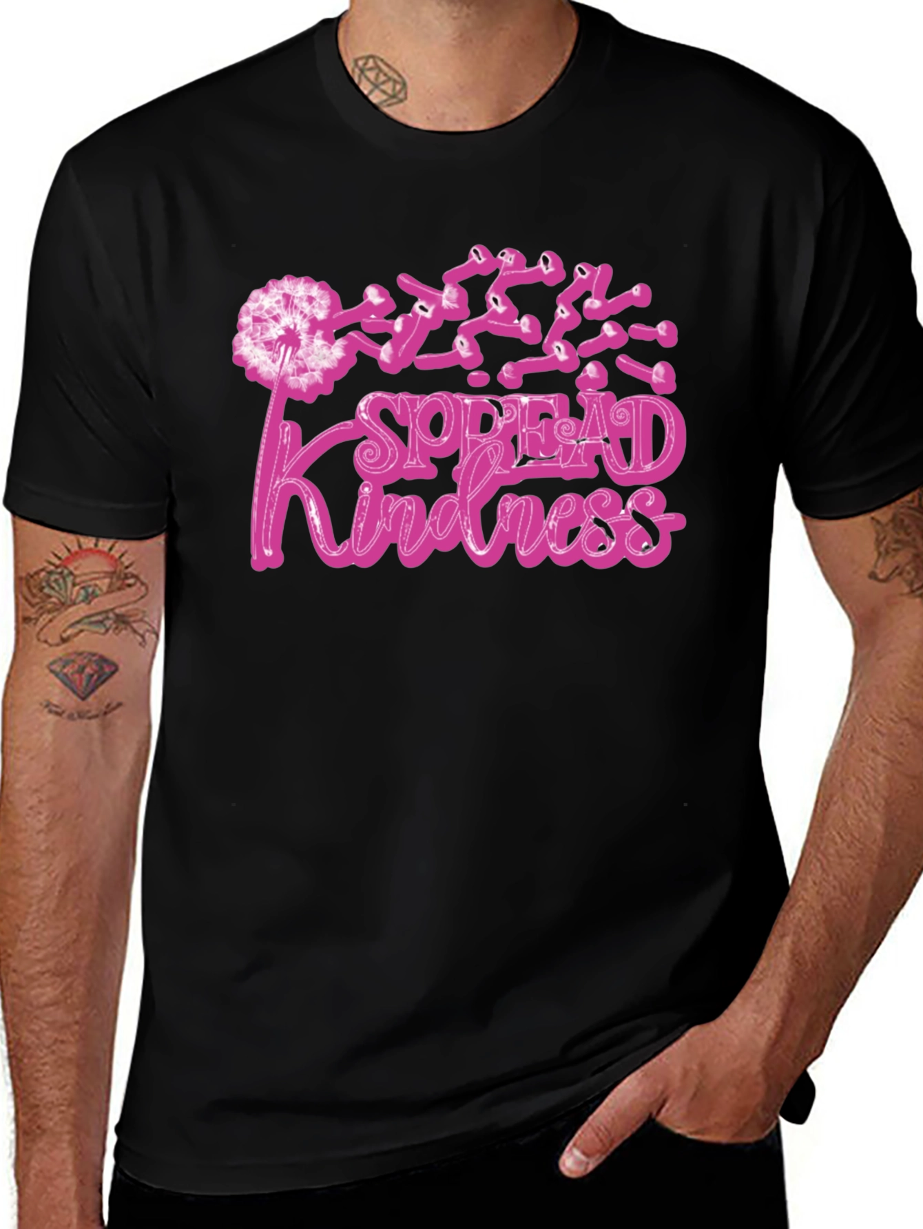 Spread Kindness Black T-Shirt