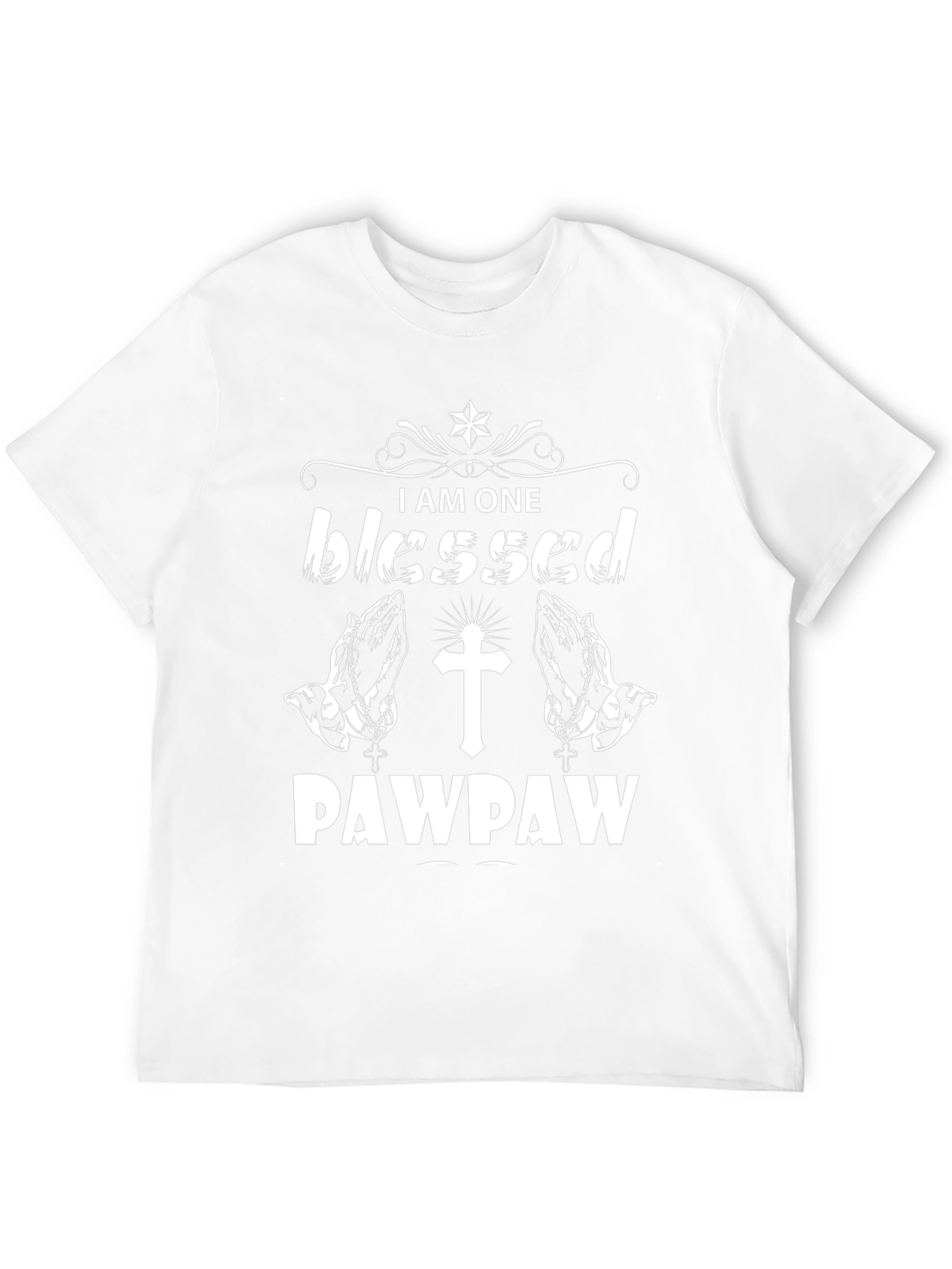 Blessed Pawpaw T-Shirt Christian Grandpa Tee