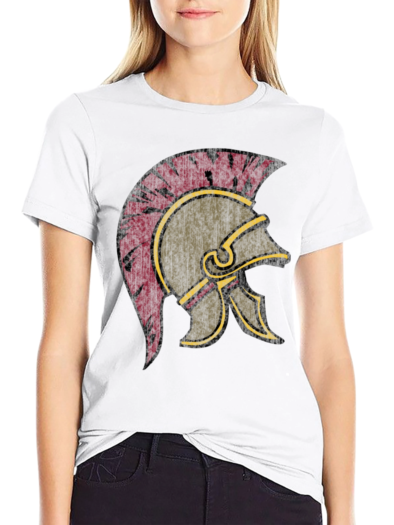 Spartan Helmet Graphic T-Shirt