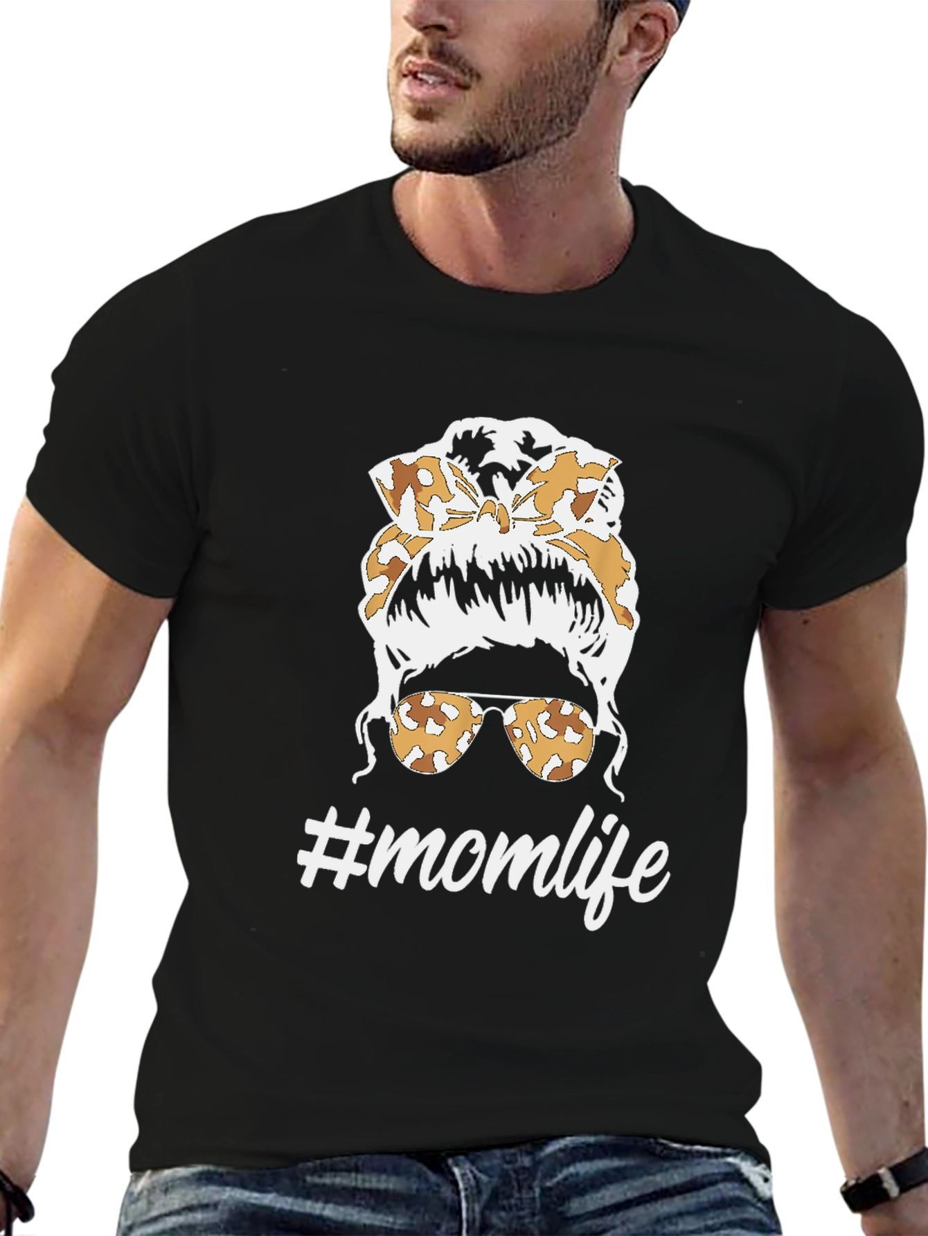 Mom Life Messy Bun T-Shirt