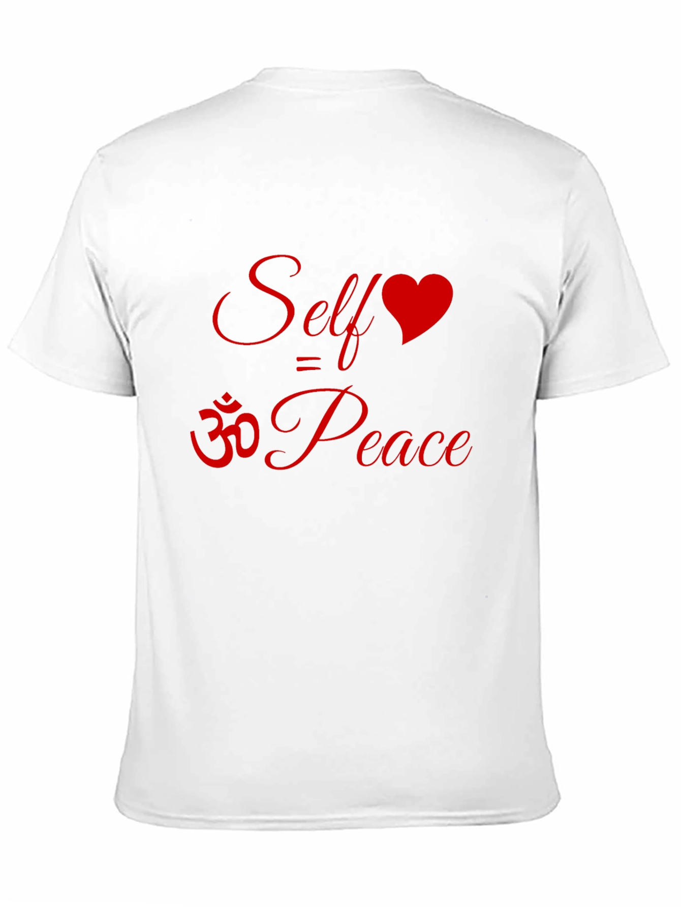 Self Love Peace T-Shirt Om Symbol Heart Graphic Tee