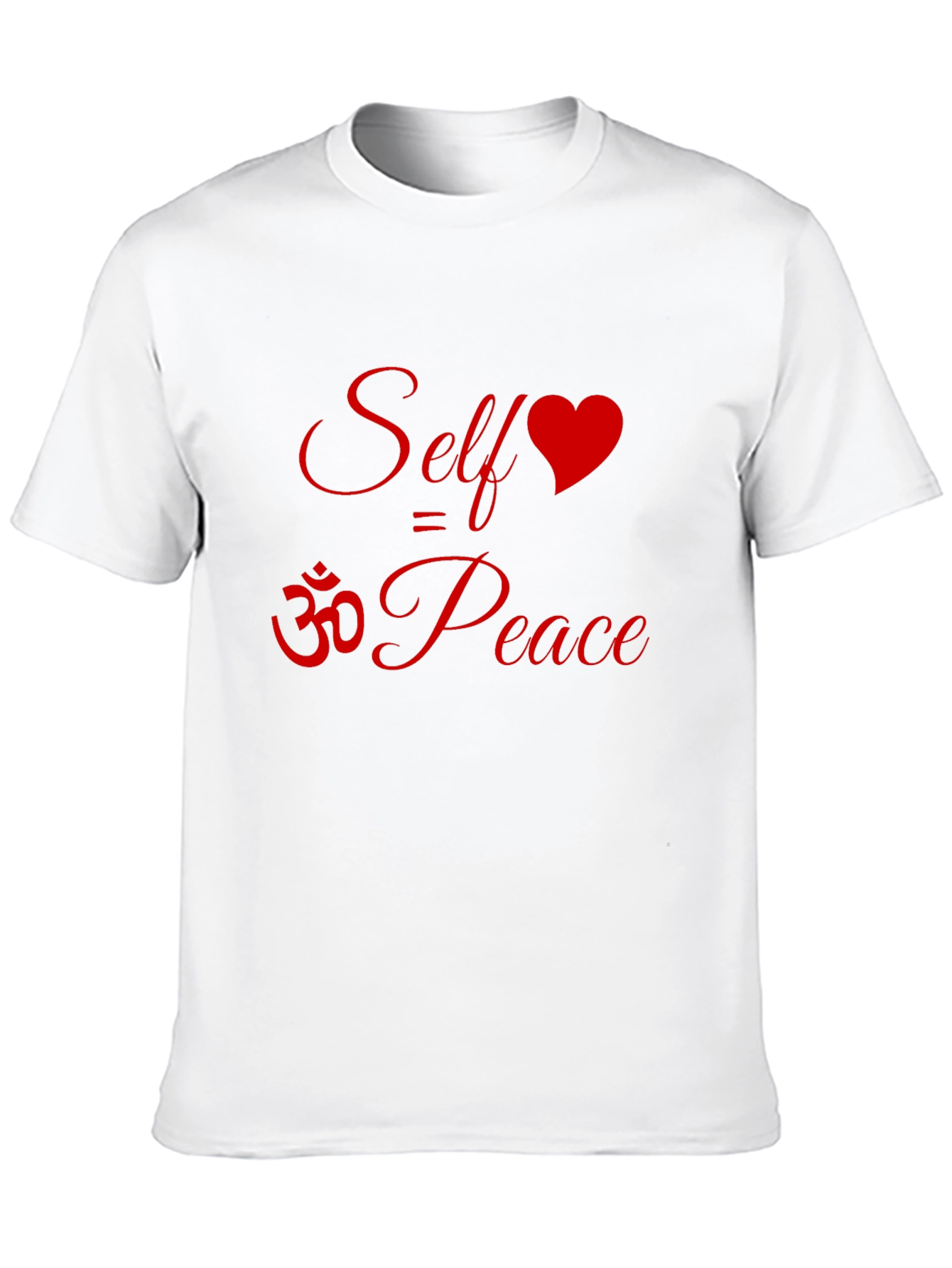 Self Love Peace T-Shirt Om Symbol Heart Graphic Tee