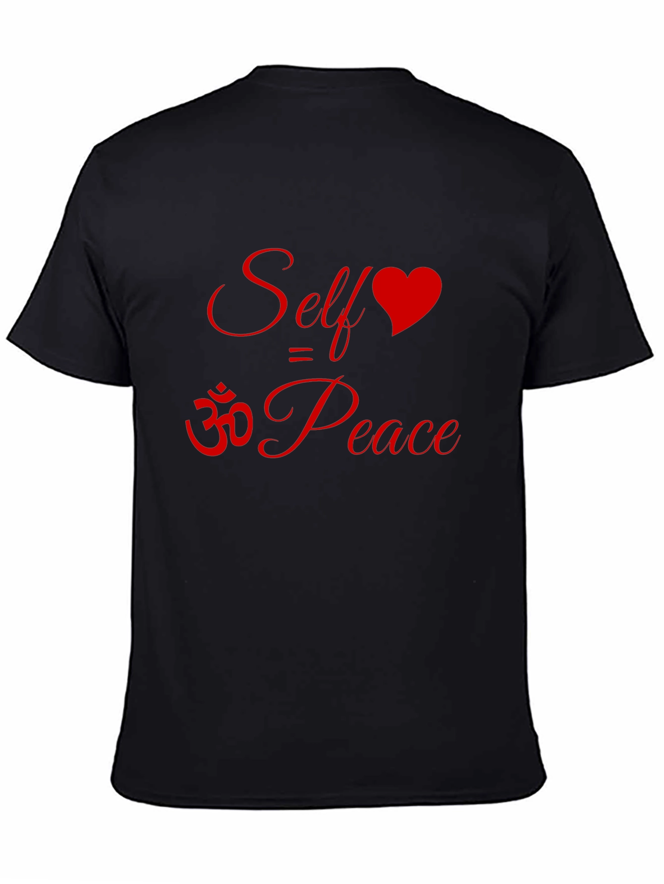 Self Love Peace T-Shirt Om Symbol Heart Graphic Tee