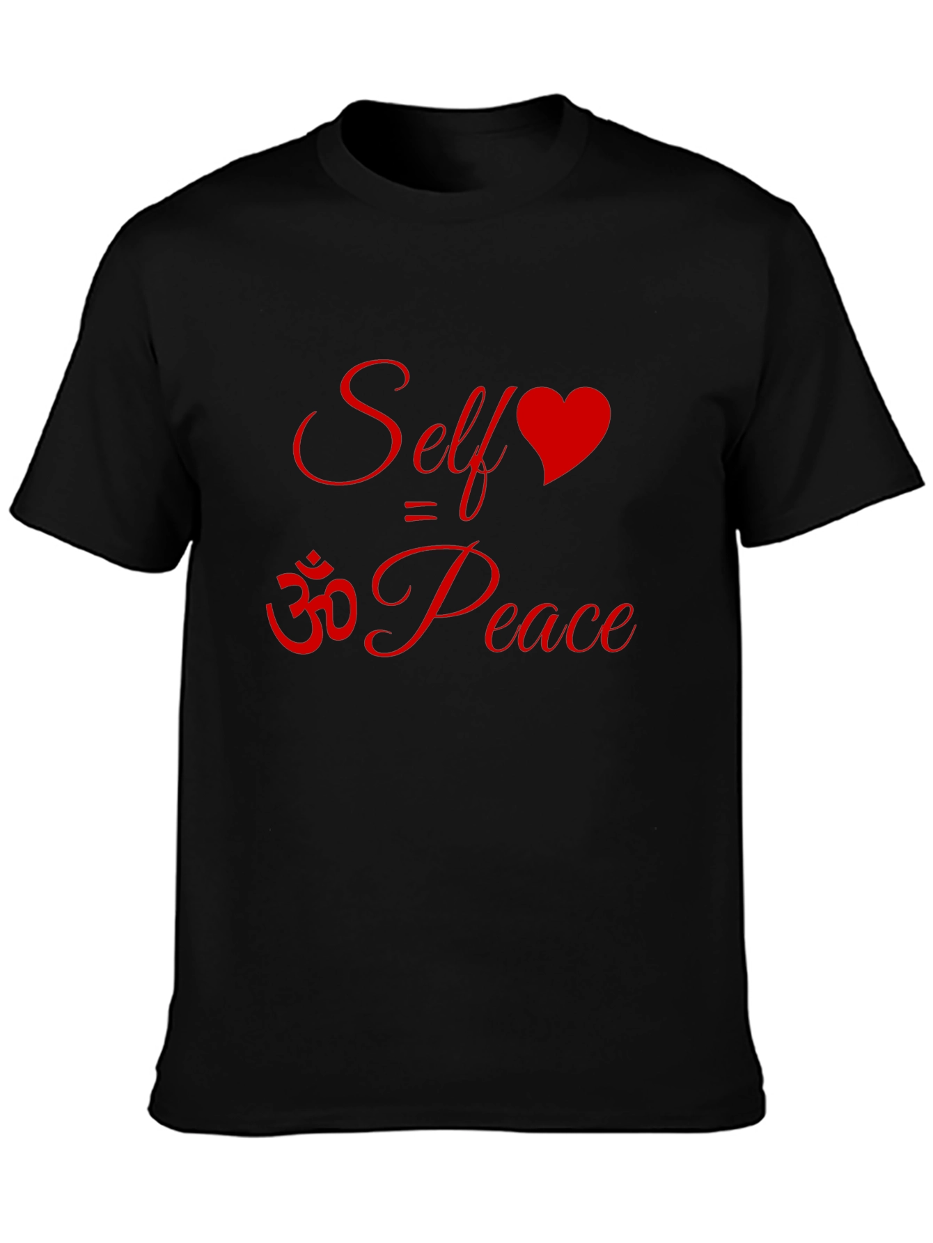 Self Love Peace T-Shirt Om Symbol Heart Graphic Tee