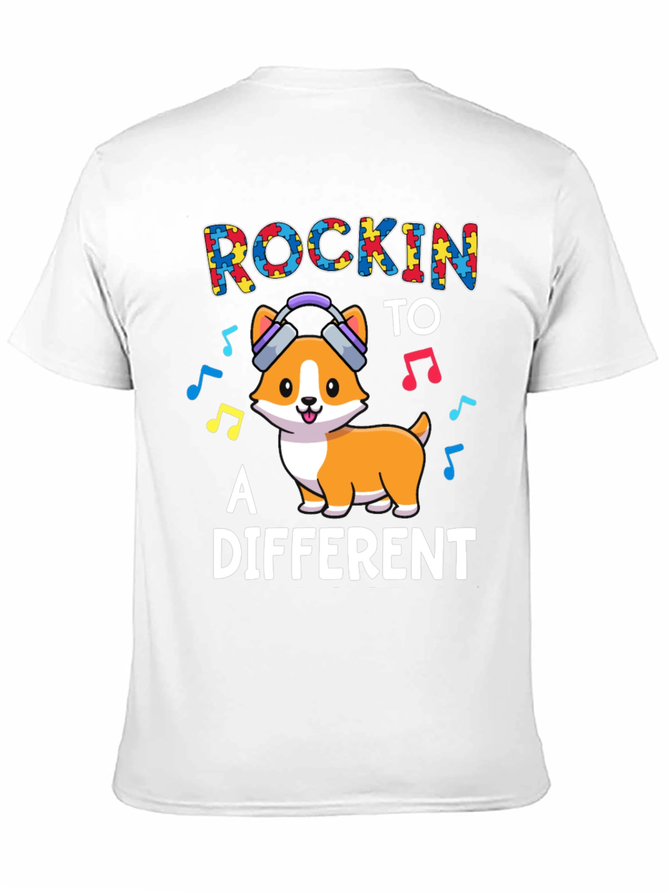 Rockin to a Different Beat Autism Awareness T-Shirt