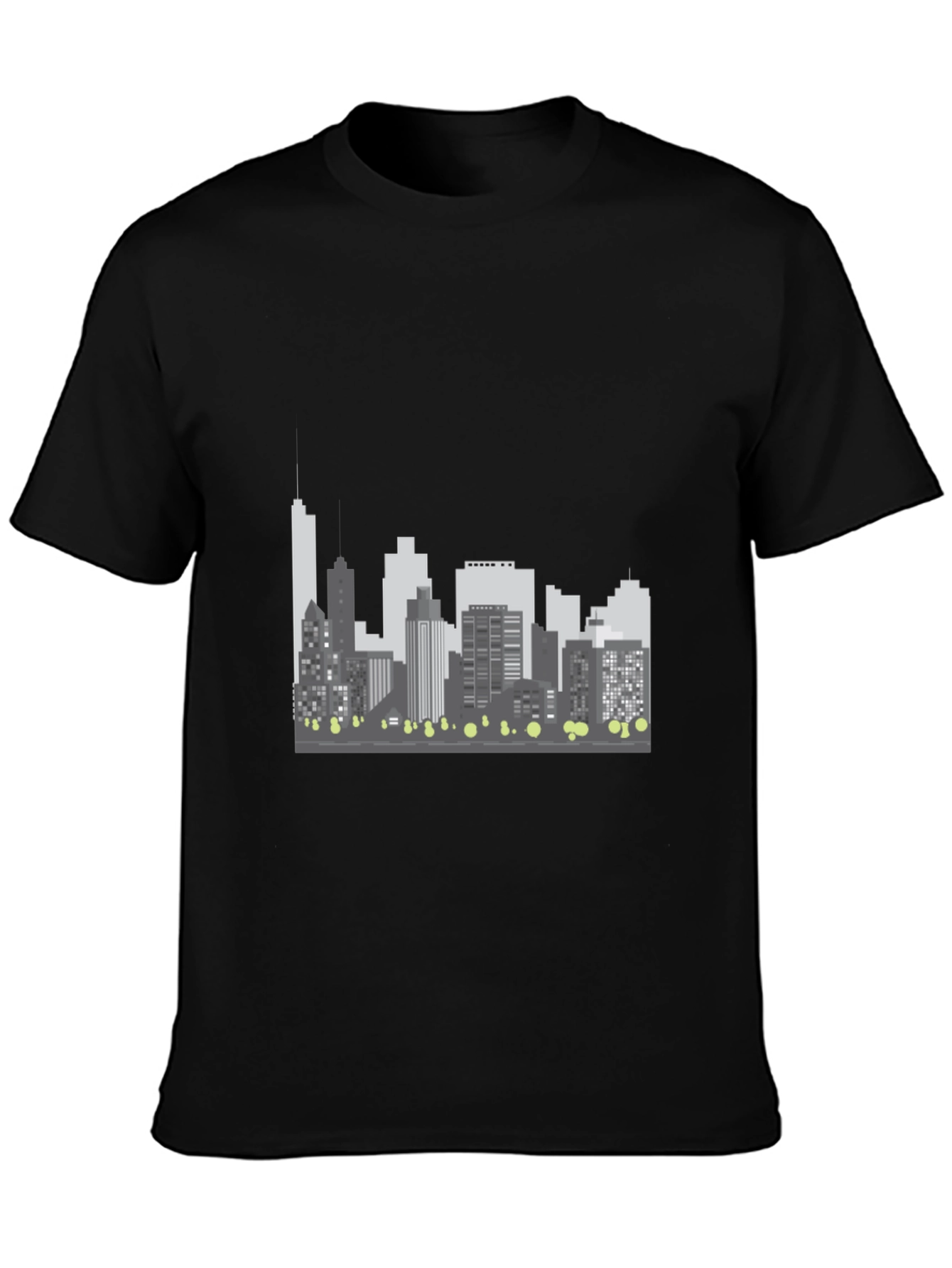 Cityscape Graphic Tee - Modern Style