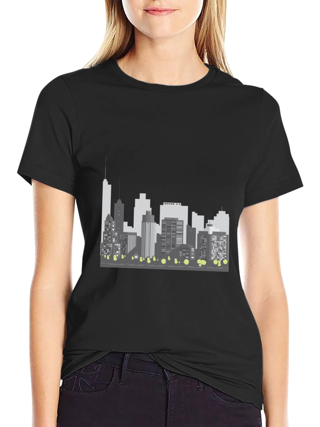 Cityscape Graphic Tee - Modern Style