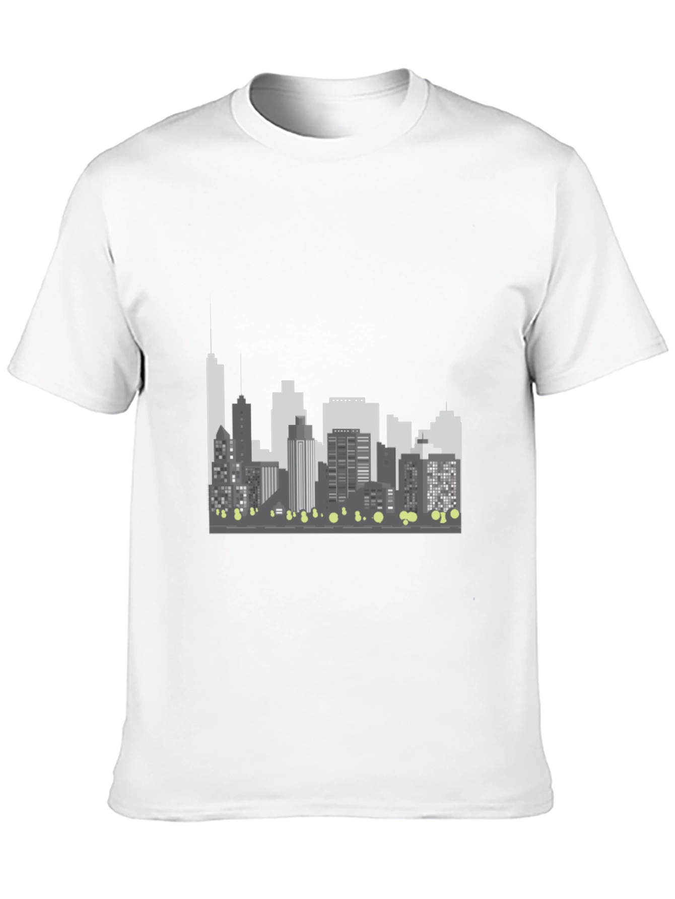 Cityscape Graphic Tee - Modern Style