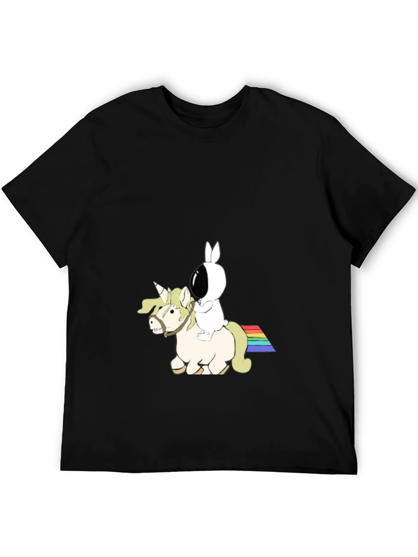 Bunny Astronaut Riding Unicorn T-Shirt