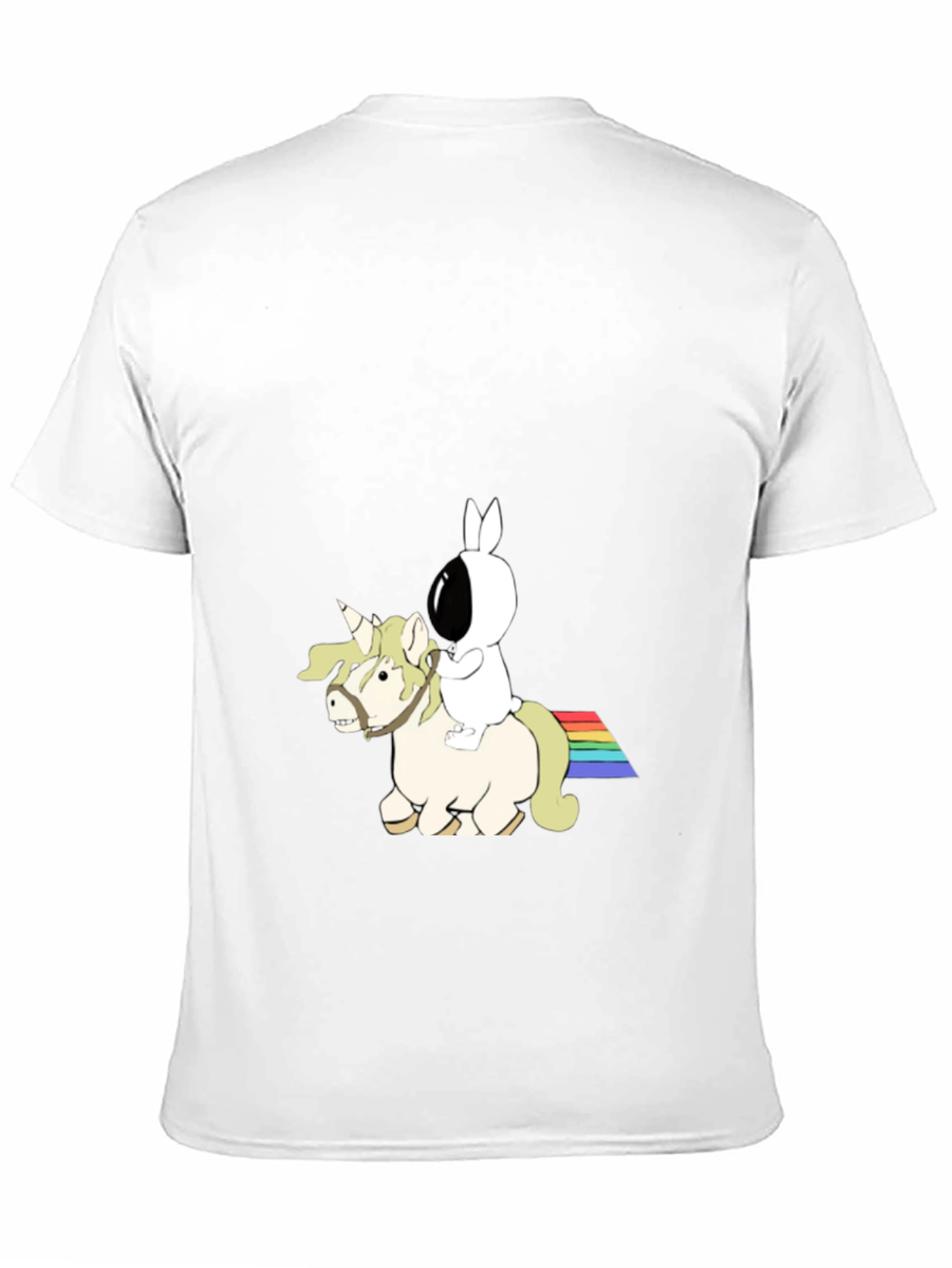 Bunny Astronaut Riding Unicorn T-Shirt