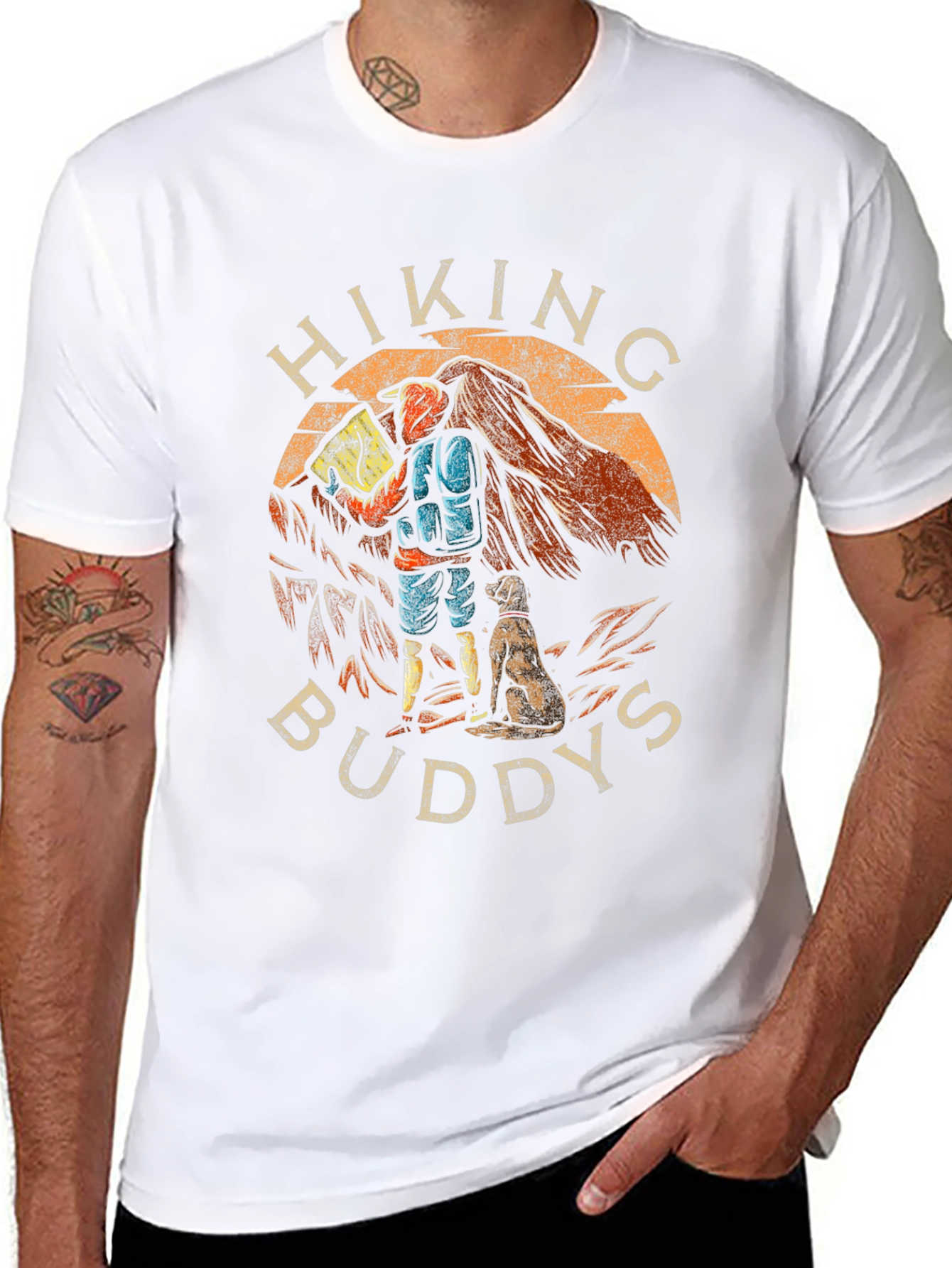 Hiking Buddies Graphic T-Shirt