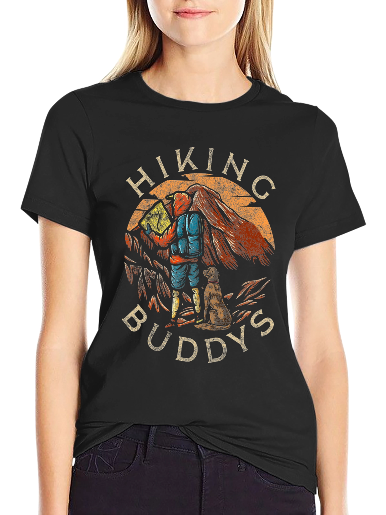 Hiking Buddies Graphic T-Shirt