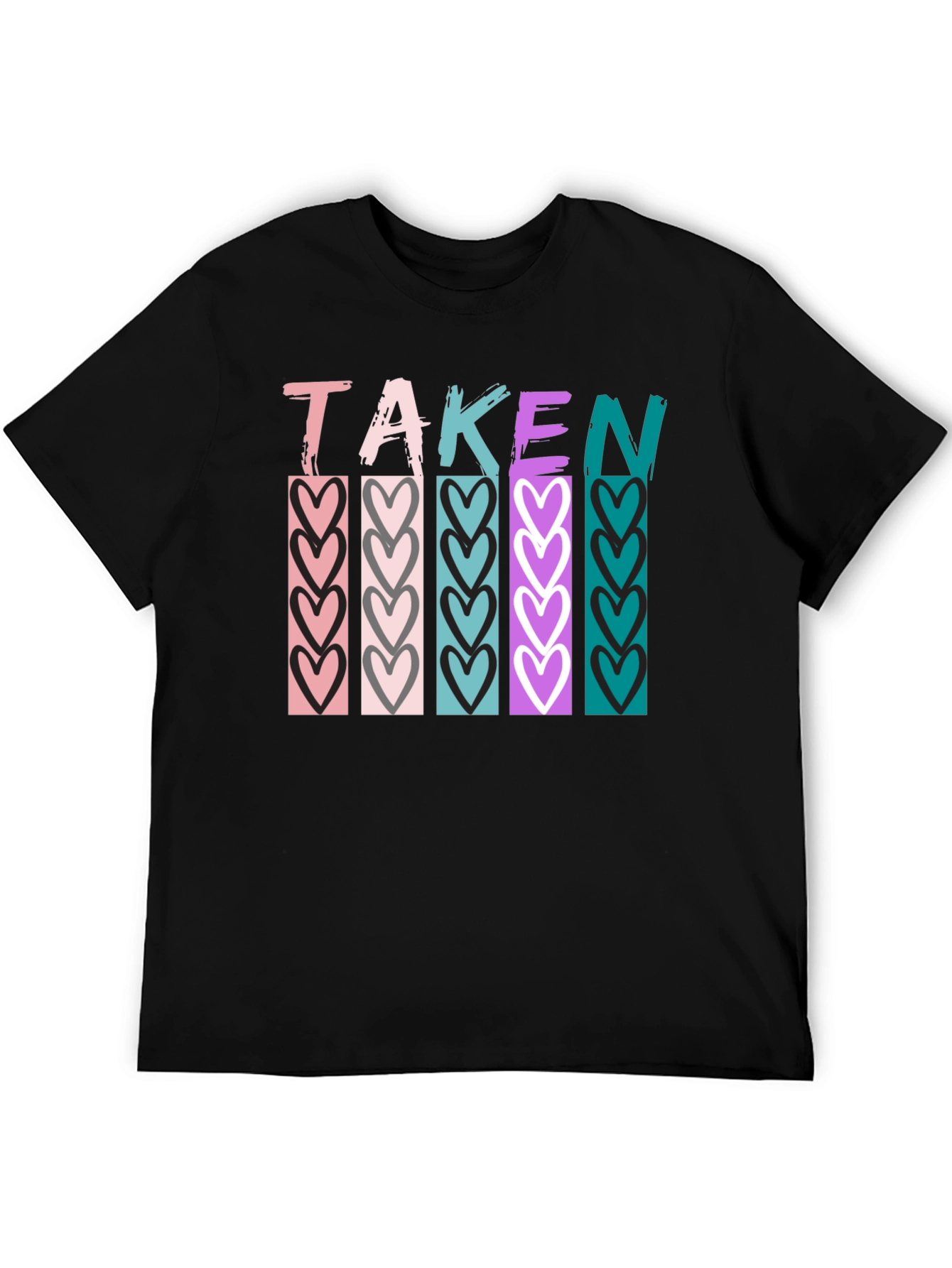 Taken Heart Graphic T-Shirt - Stylish Valentines Day Apparel