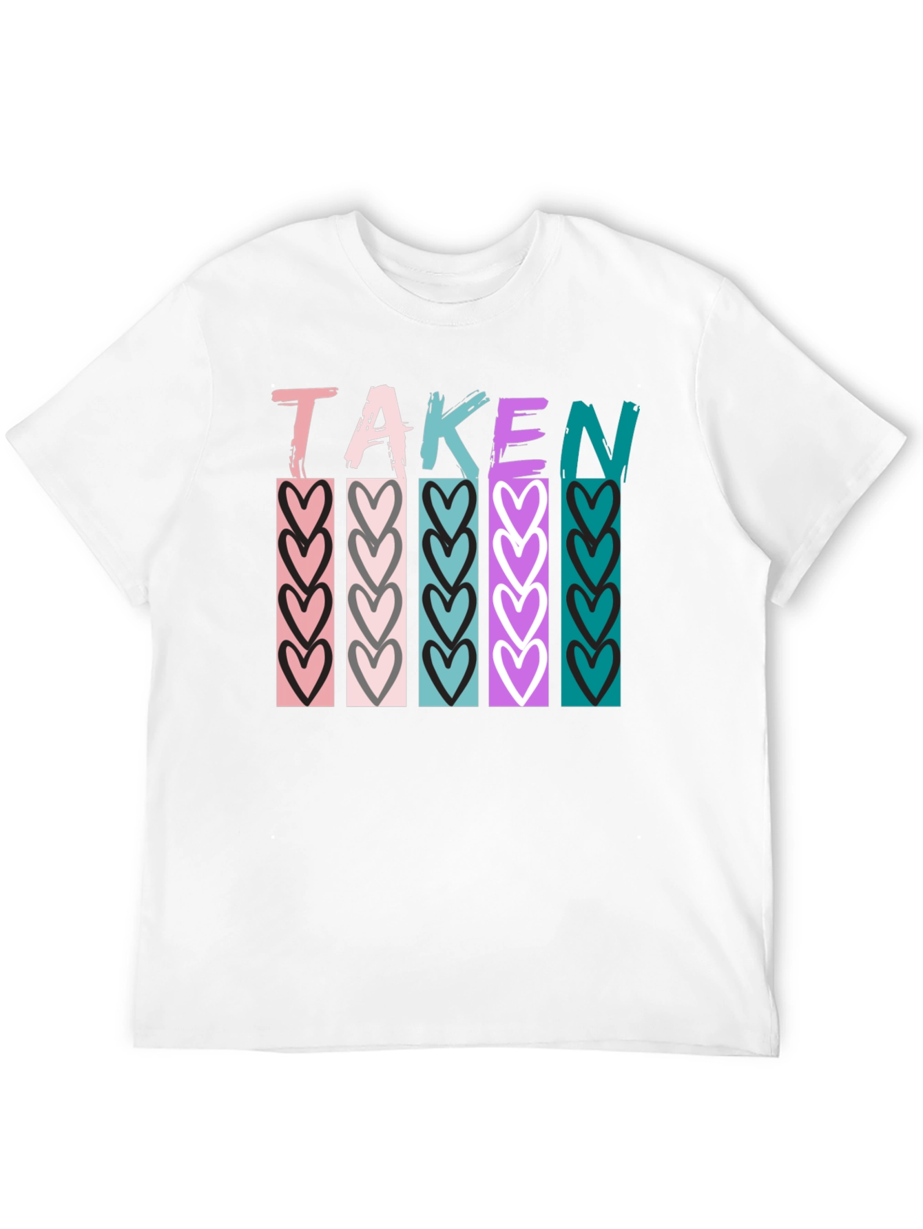 Taken Heart Graphic T-Shirt - Stylish Valentines Day Apparel