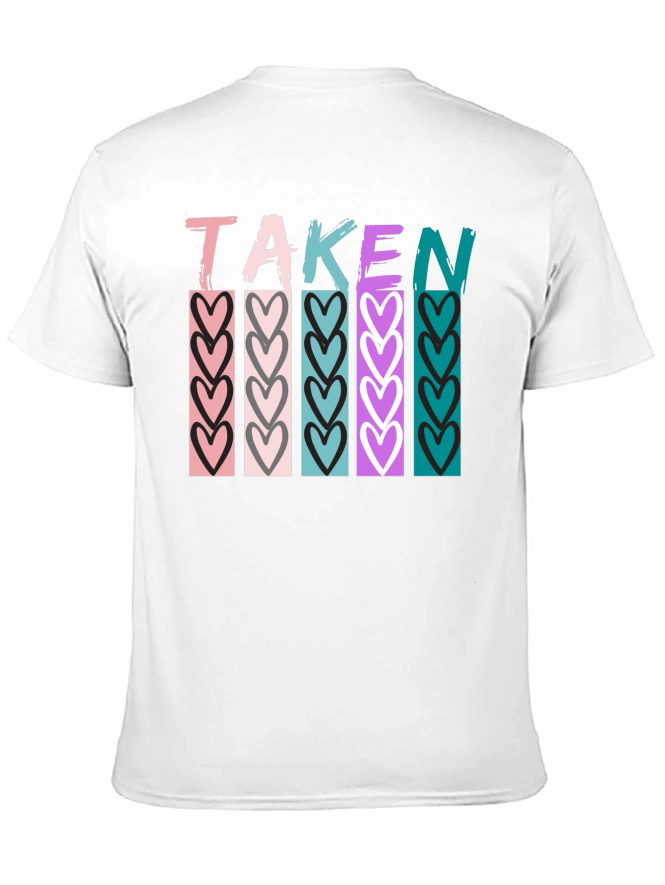 Taken Heart Graphic T-Shirt - Stylish Valentines Day Apparel