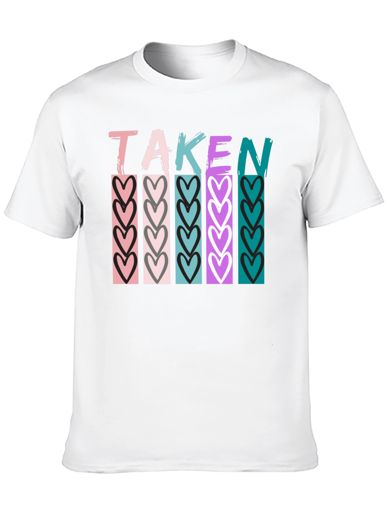 Taken Heart Graphic T-Shirt - Stylish Valentines Day Apparel
