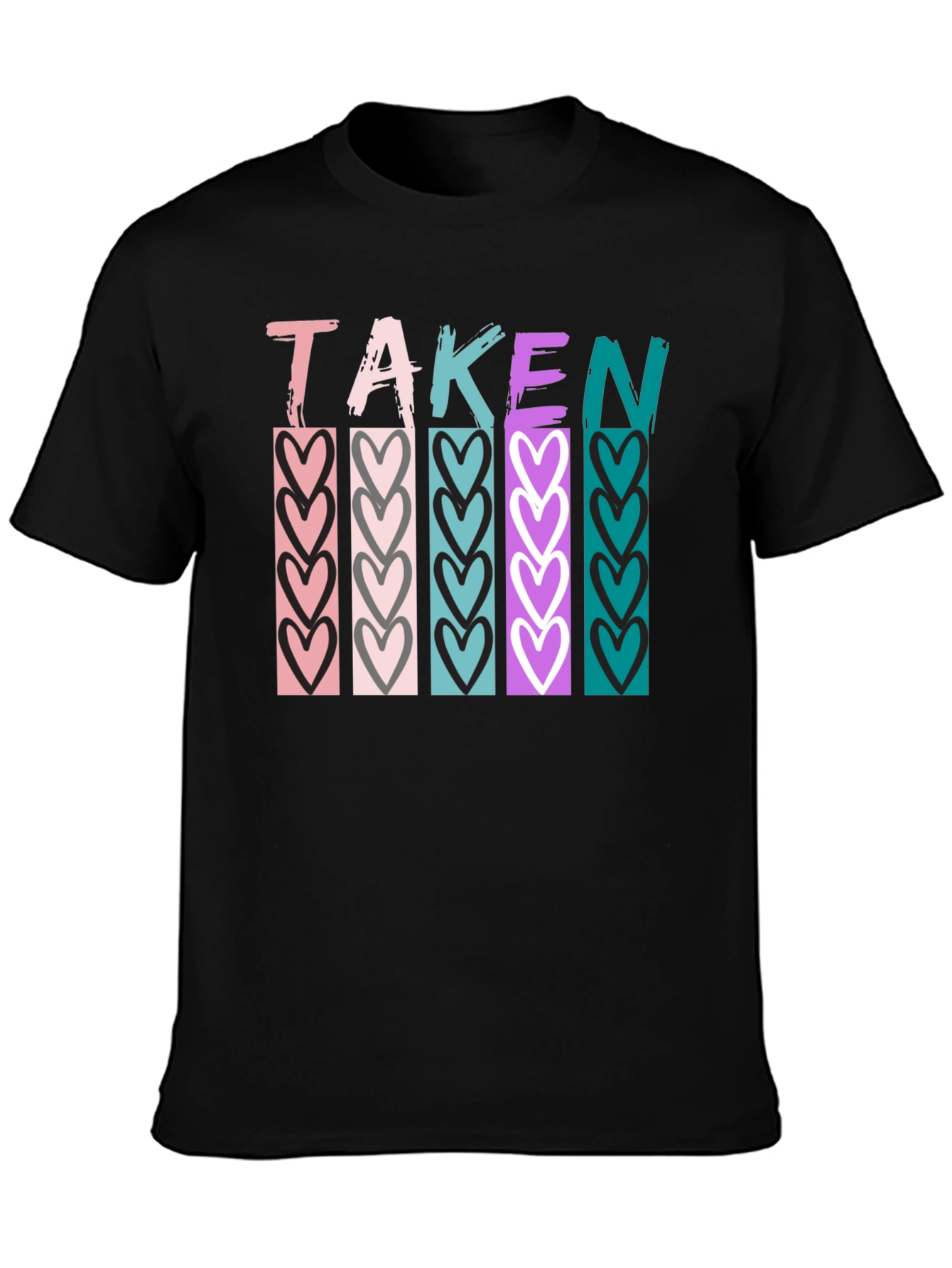 Taken Heart Graphic T-Shirt - Stylish Valentines Day Apparel