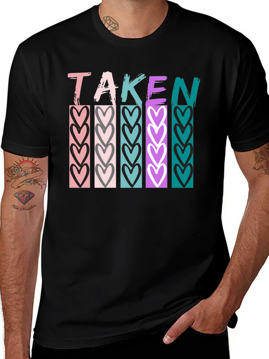 Taken Heart Graphic T-Shirt - Stylish Valentines Day Apparel