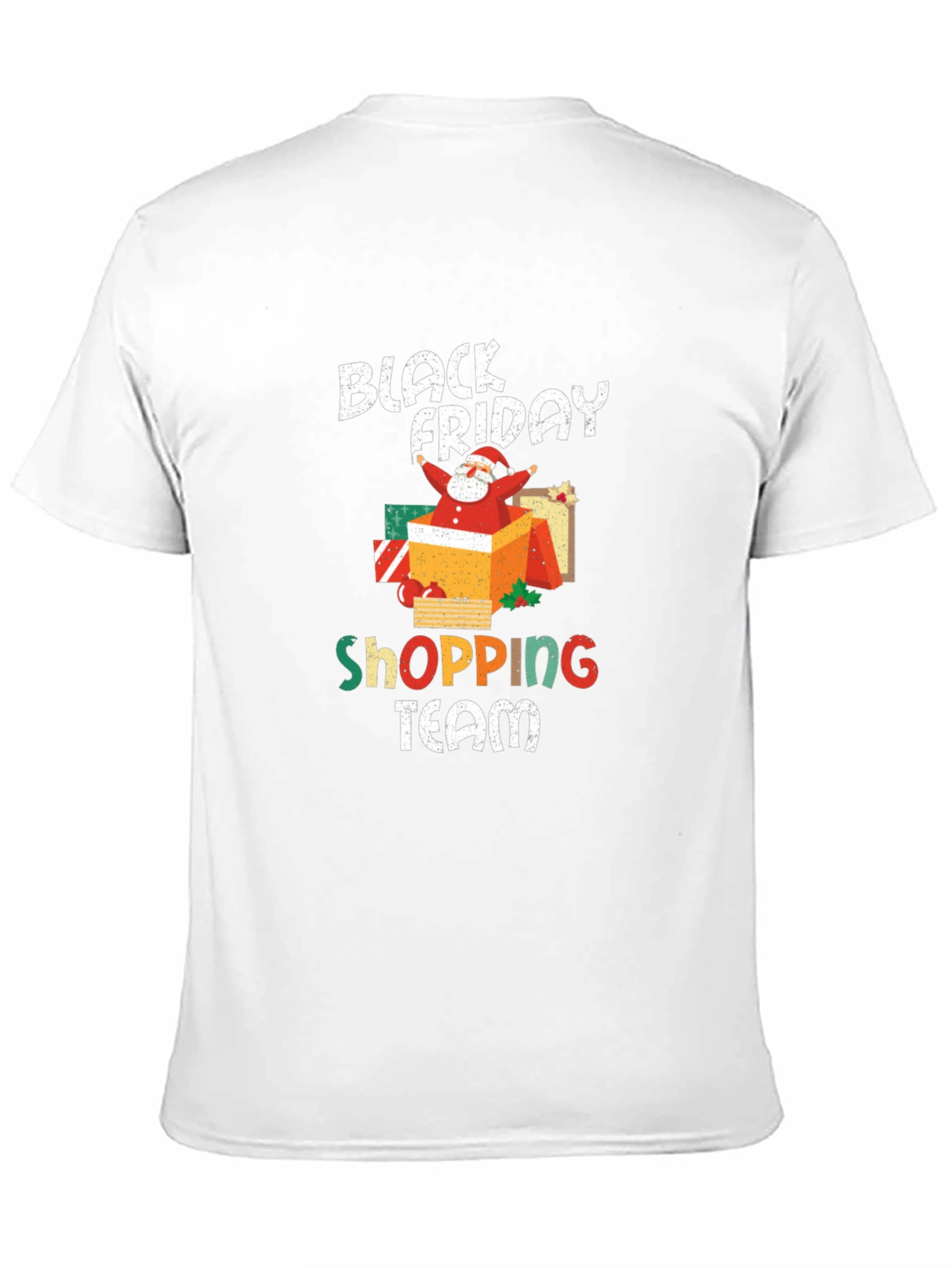 Black Friday Shopping Team Santa T-Shirt