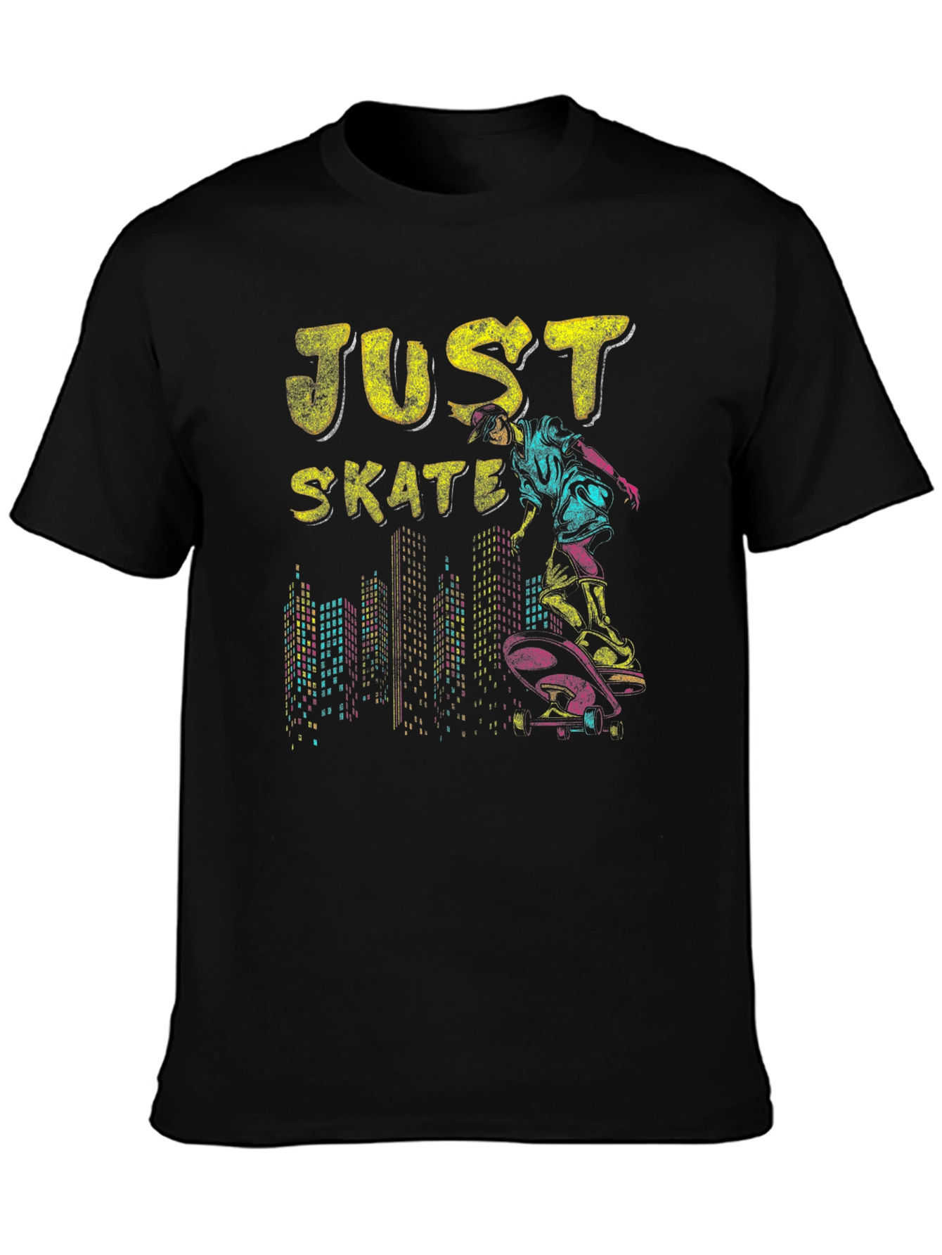 Just Skate T-Shirt - Urban Skater Design