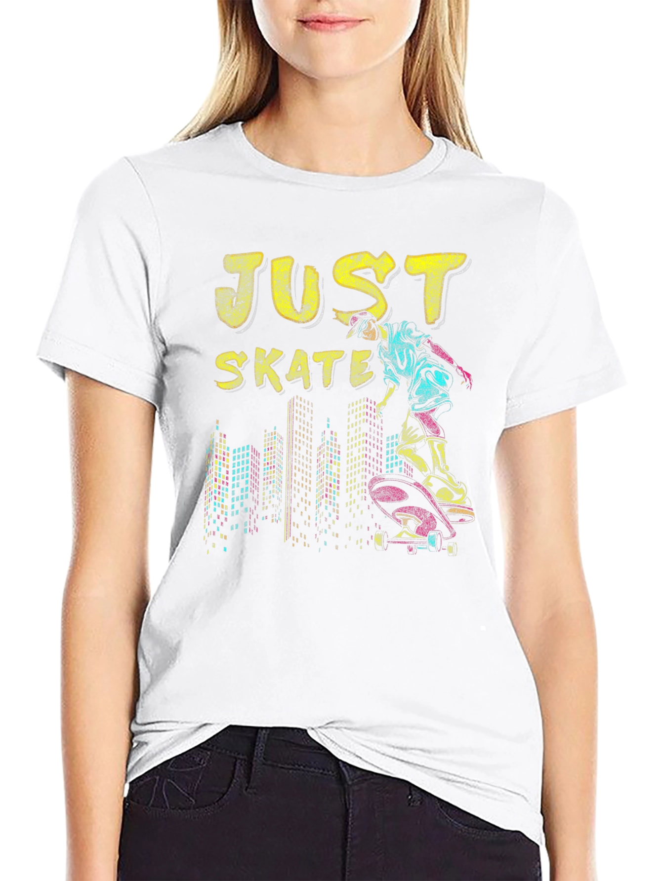 Just Skate T-Shirt - Urban Skater Design