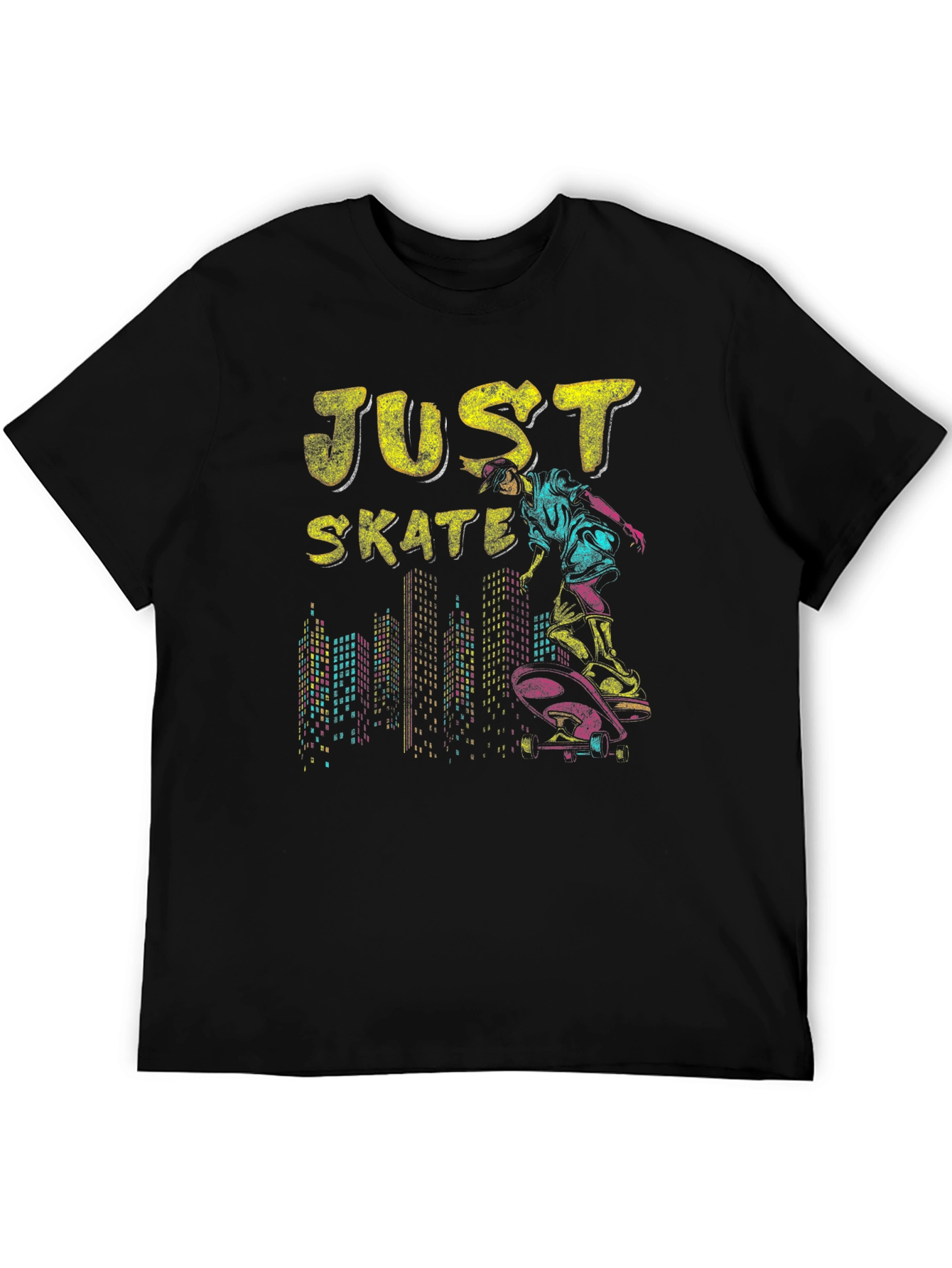 Just Skate T-Shirt - Urban Skater Design