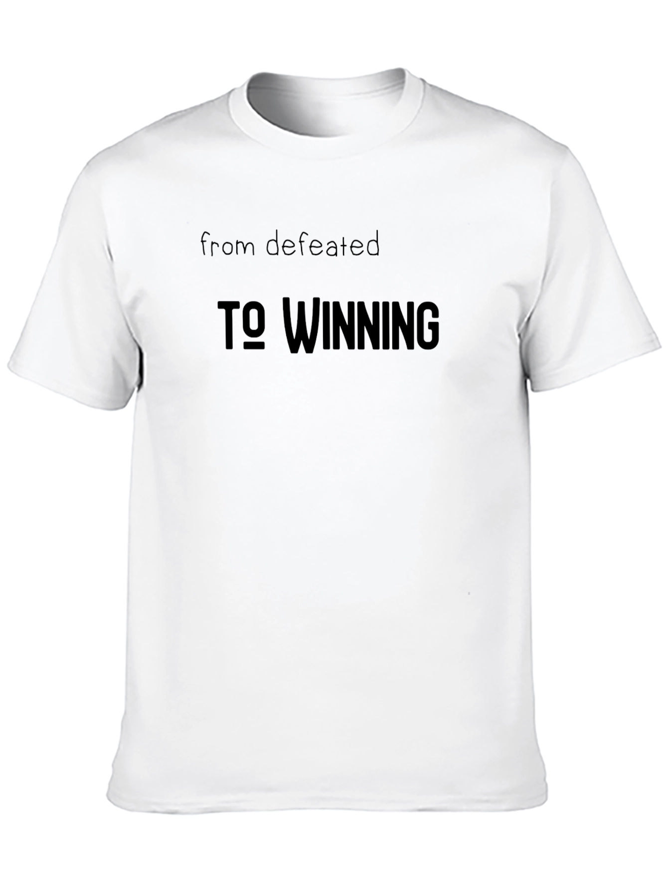Motivational To Winning Black T-Shirt