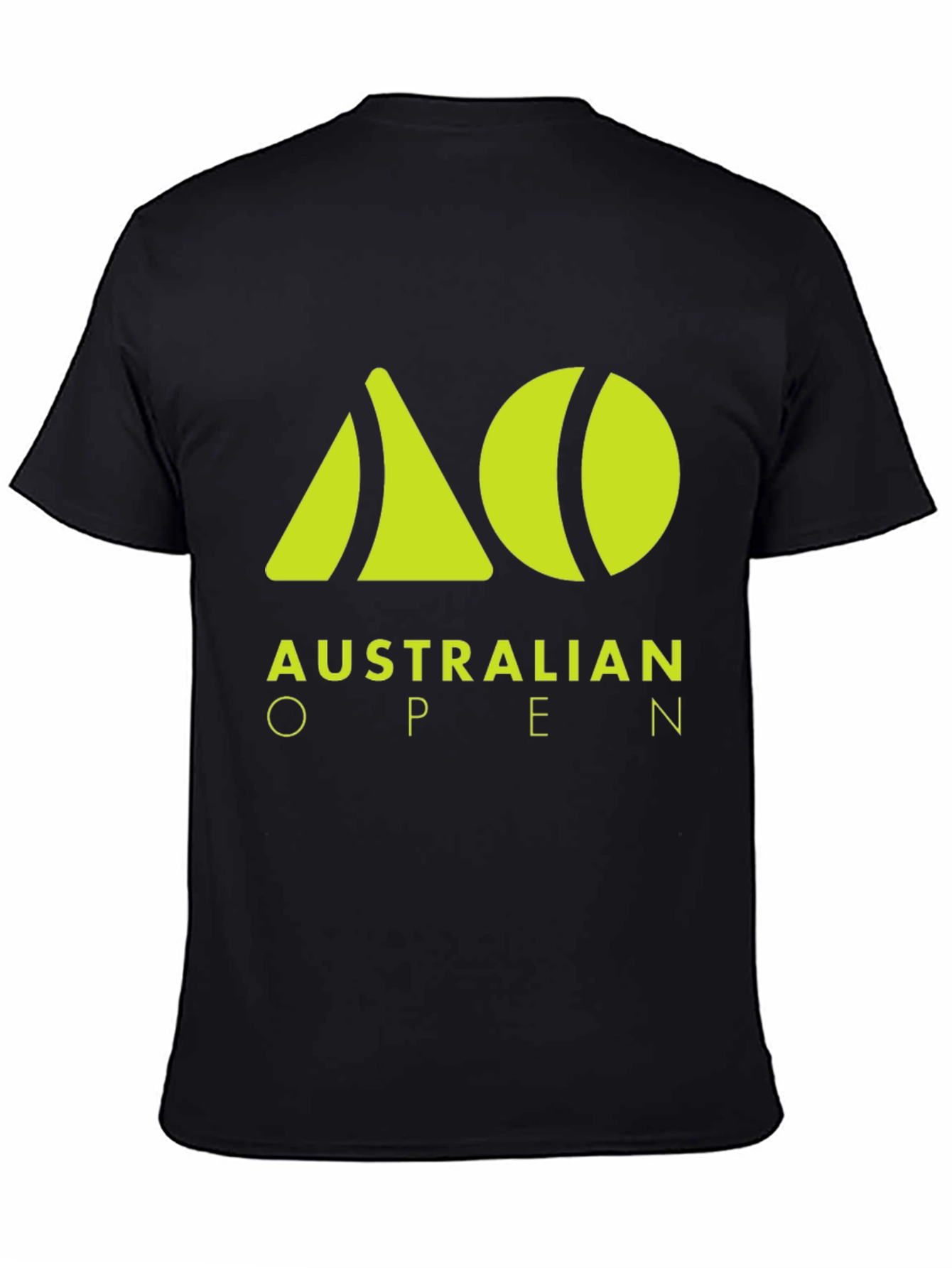 Australian Open Black T-Shirt - Tennis Fan Apparel