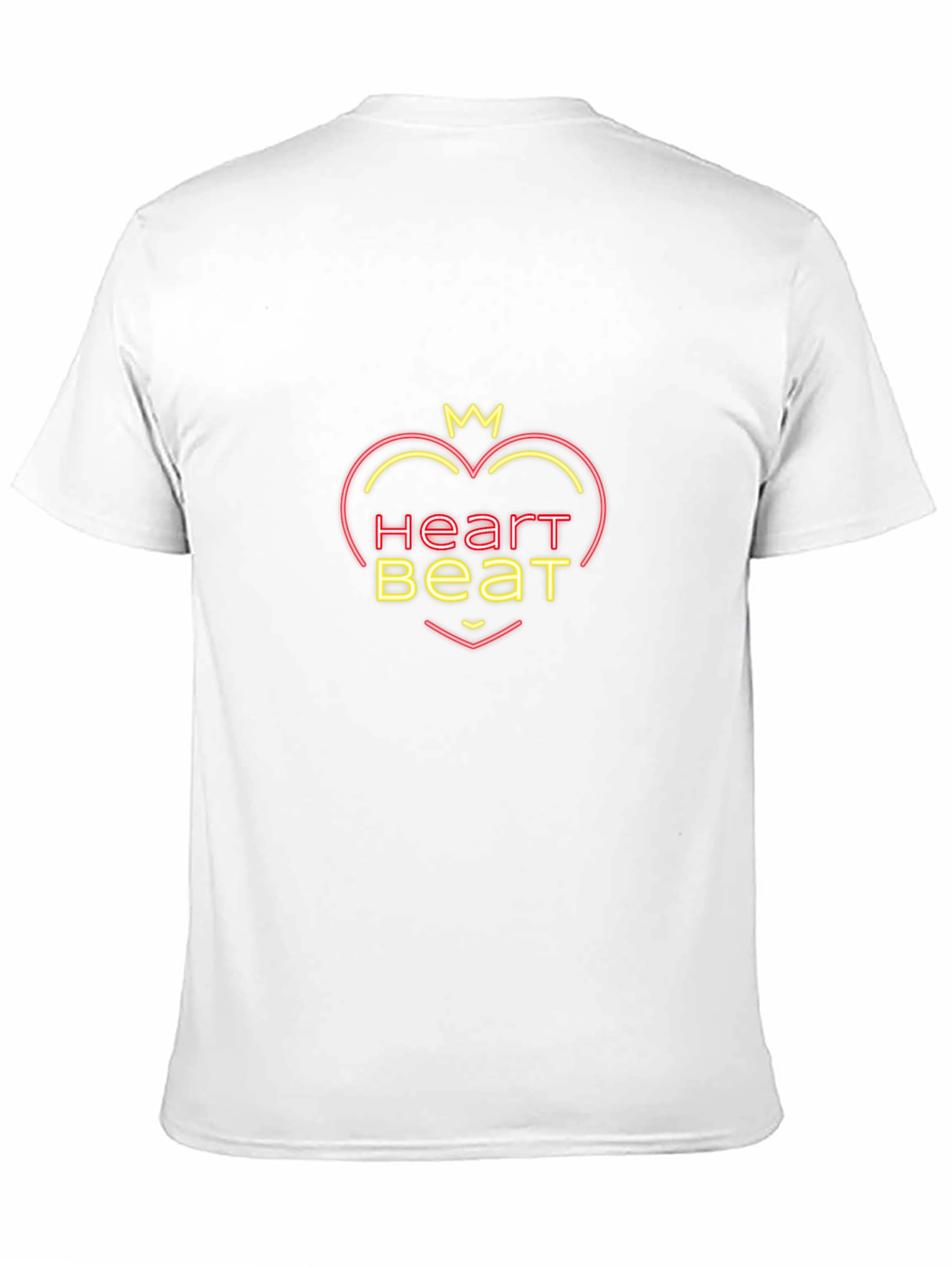 Heartbeat Graphic Tee - Trendy Black T-Shirt