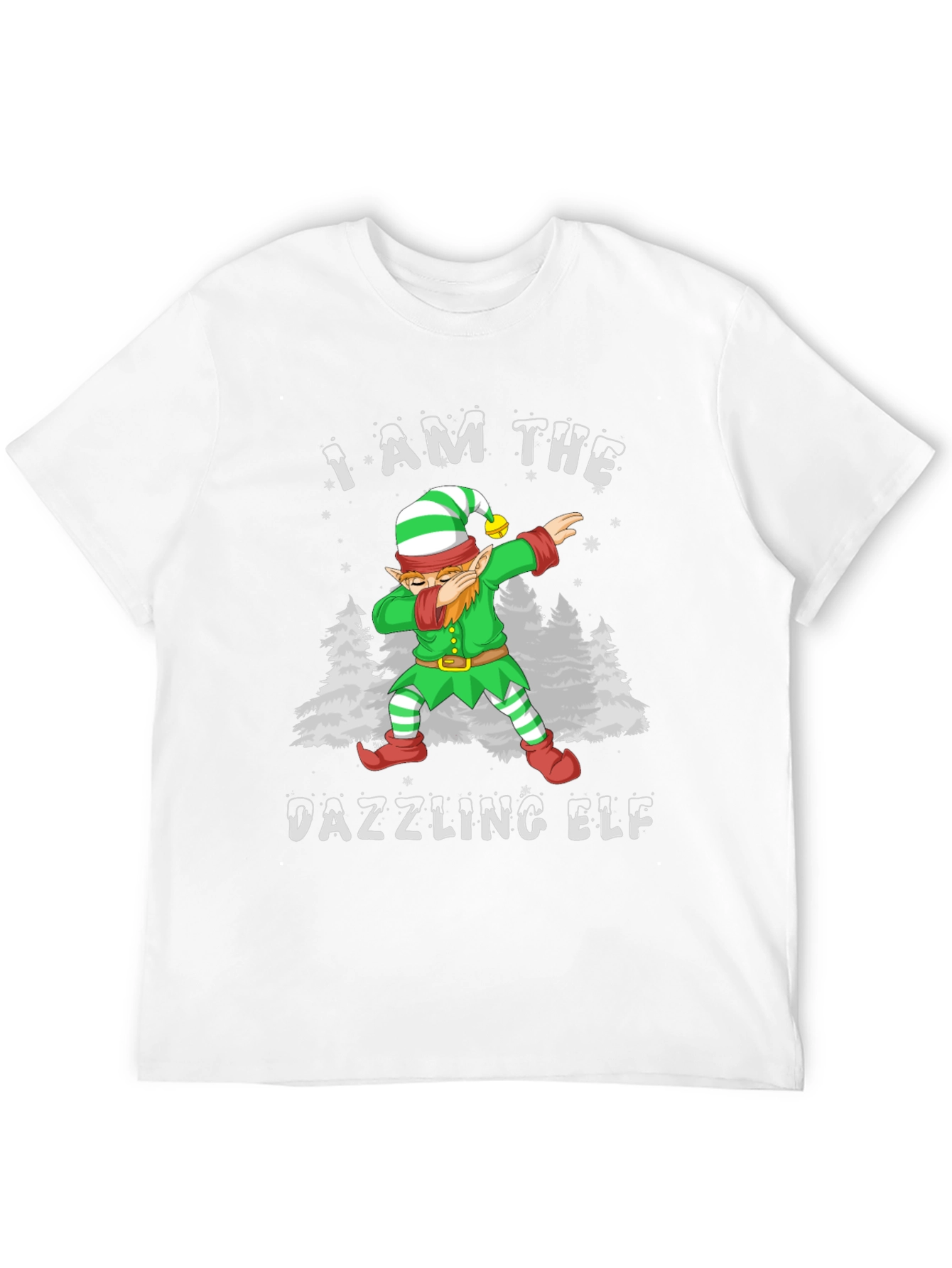 Dazzling Elf Christmas Graphic Tee