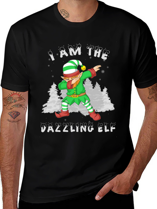 Dazzling Elf Christmas Graphic Tee